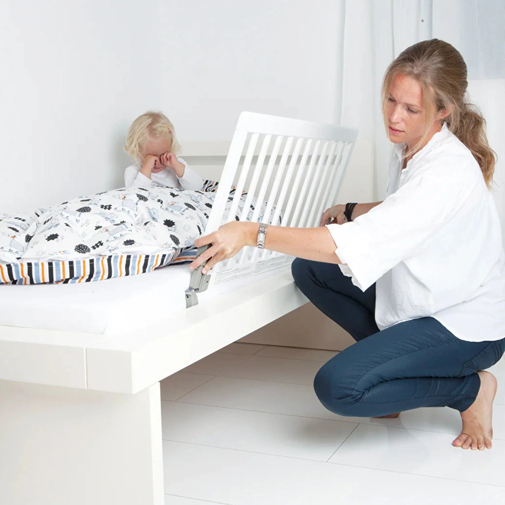 BabyDan Bed Guard - White - Image 3