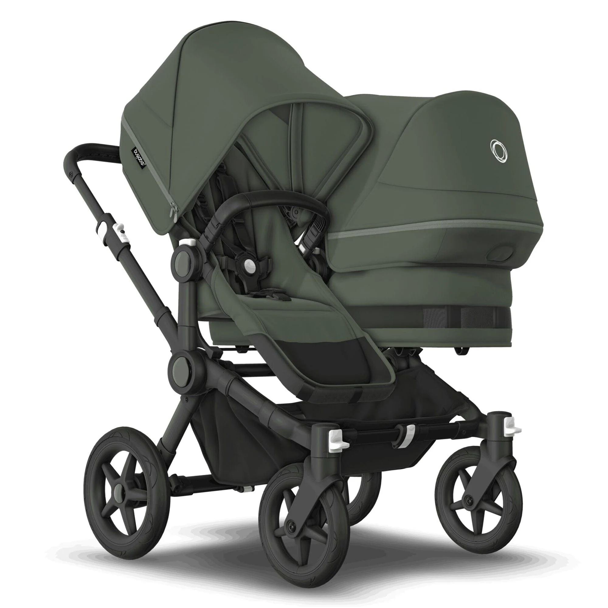 Bugaboo Donkey 5 Duo Essential Bundle - Forest Green - Image 3