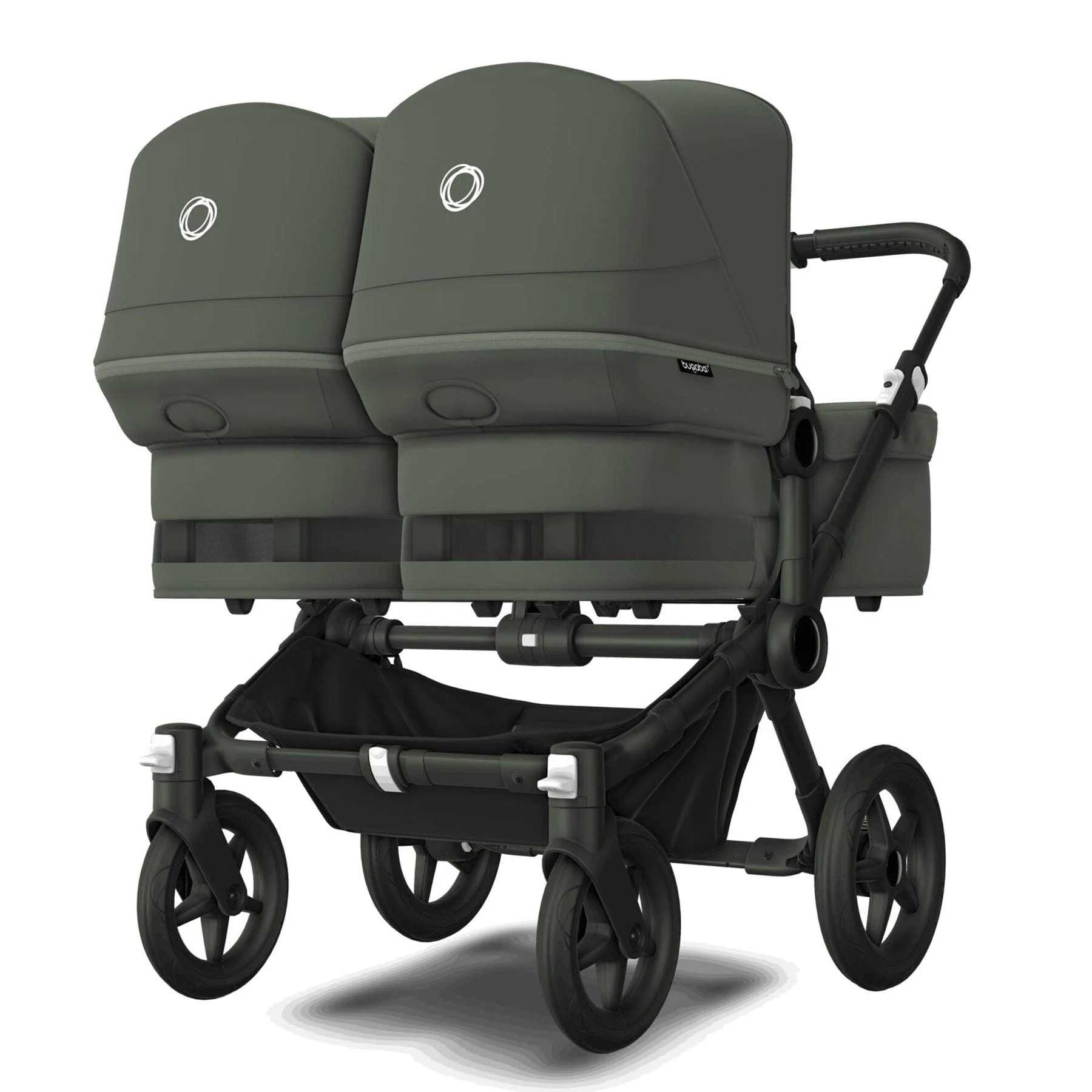 Bugaboo Donkey 5 Twin Complete Pushchair - Black/Forest Green - Image 7