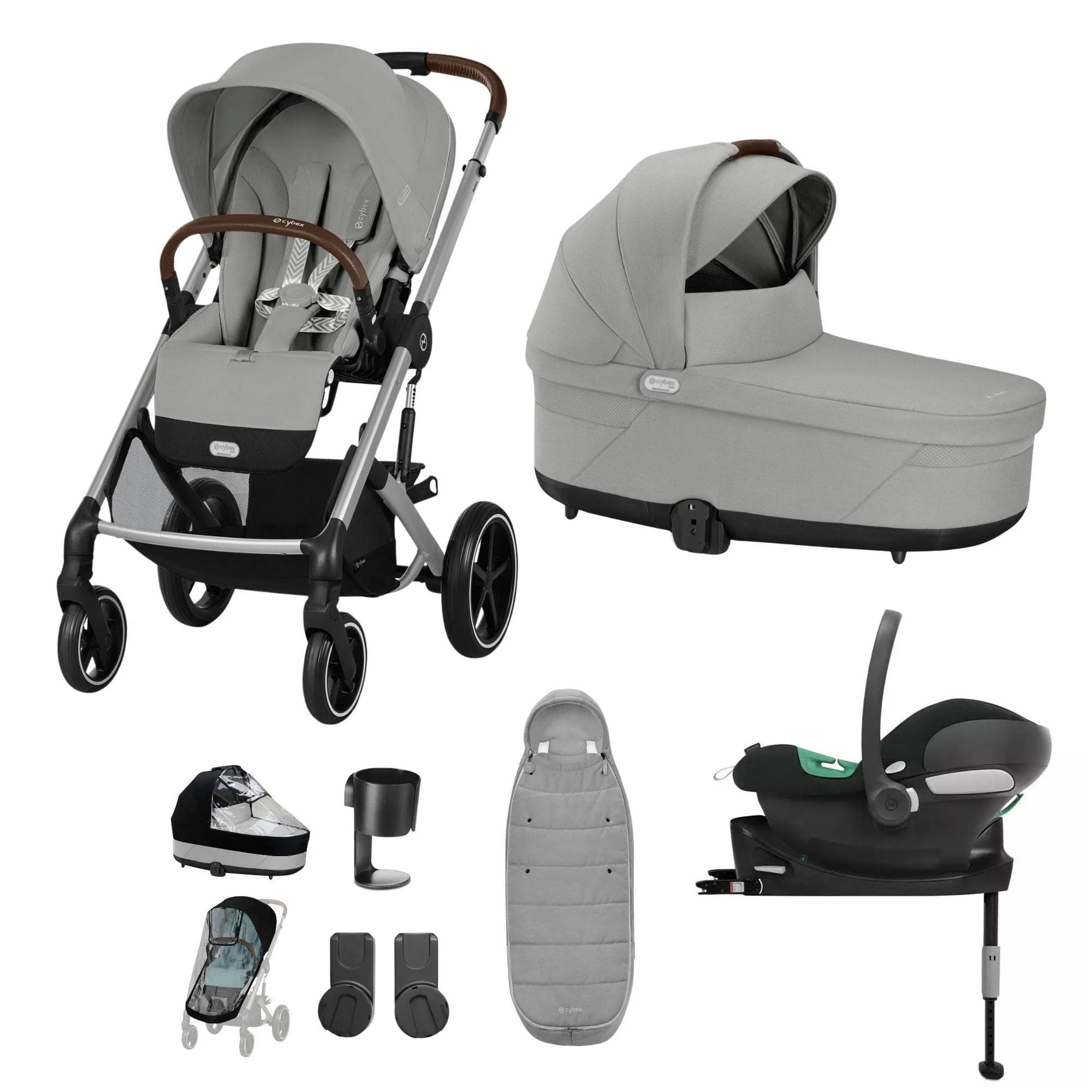 Cybex Balios S Lux Comfort Bundle - Silver/Stone Grey - Image 20
