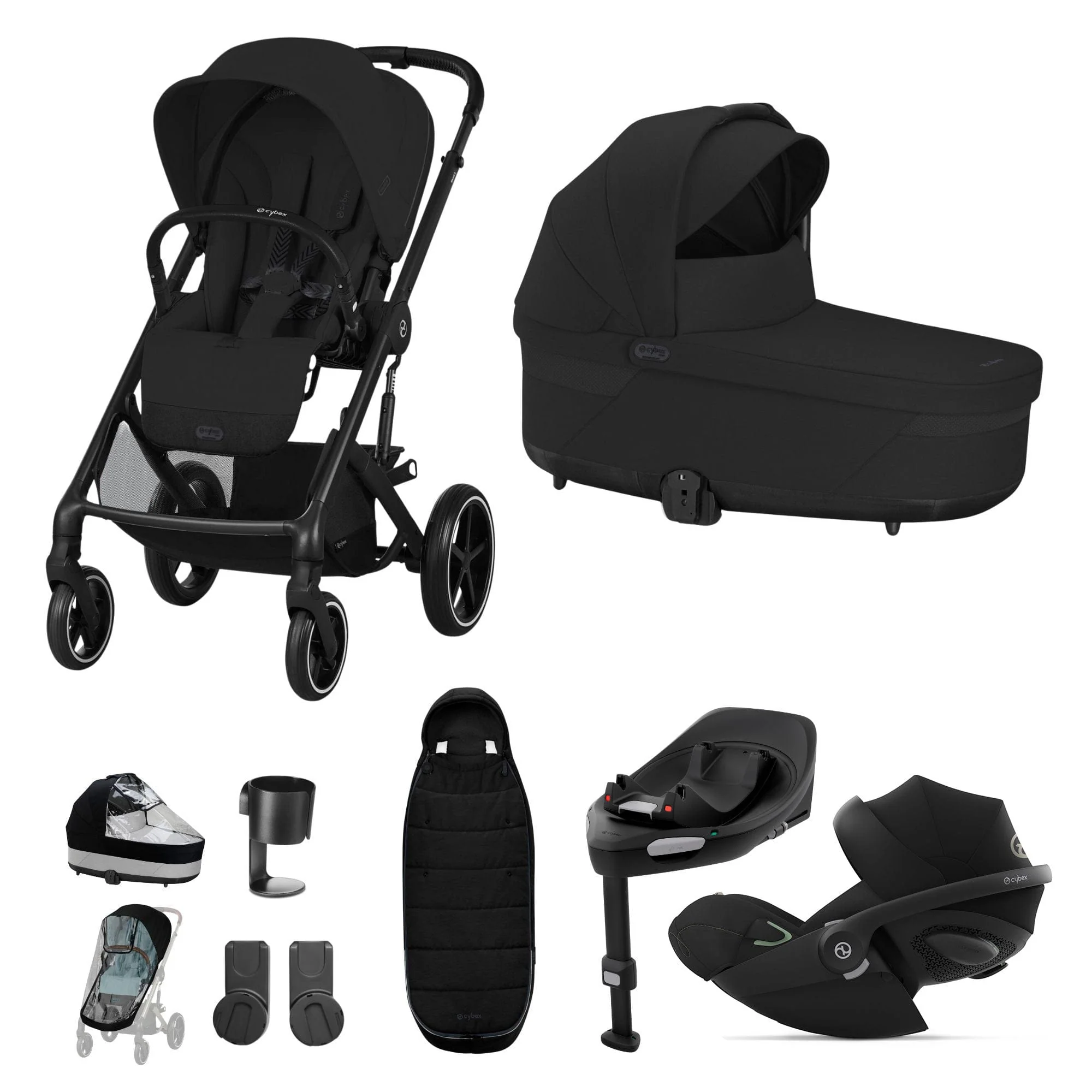 Cybex Balios S Lux Luxury Bundle - Black/Moon Black - Image 25