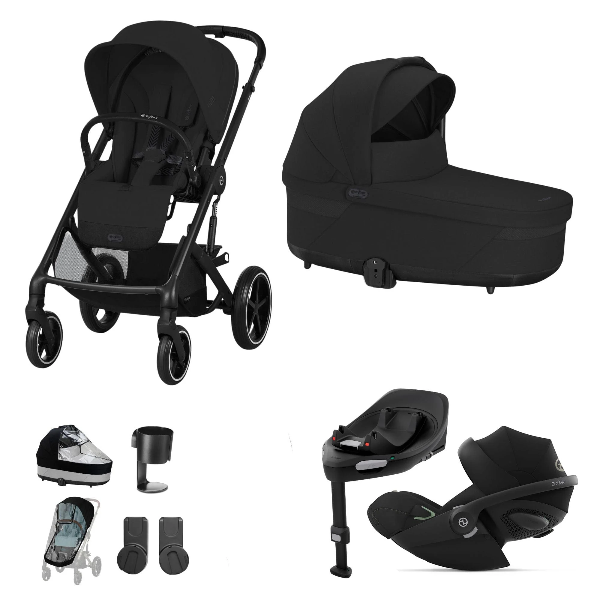 Cybex Balios S Lux Luxury Bundle - Black/Moon Black - Image 26