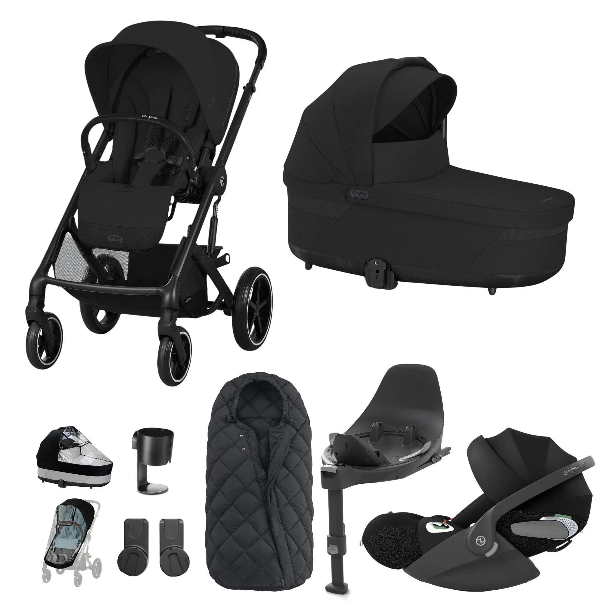 Cybex Balios S Lux Luxury Bundle - Black/Moon Black - Image 27