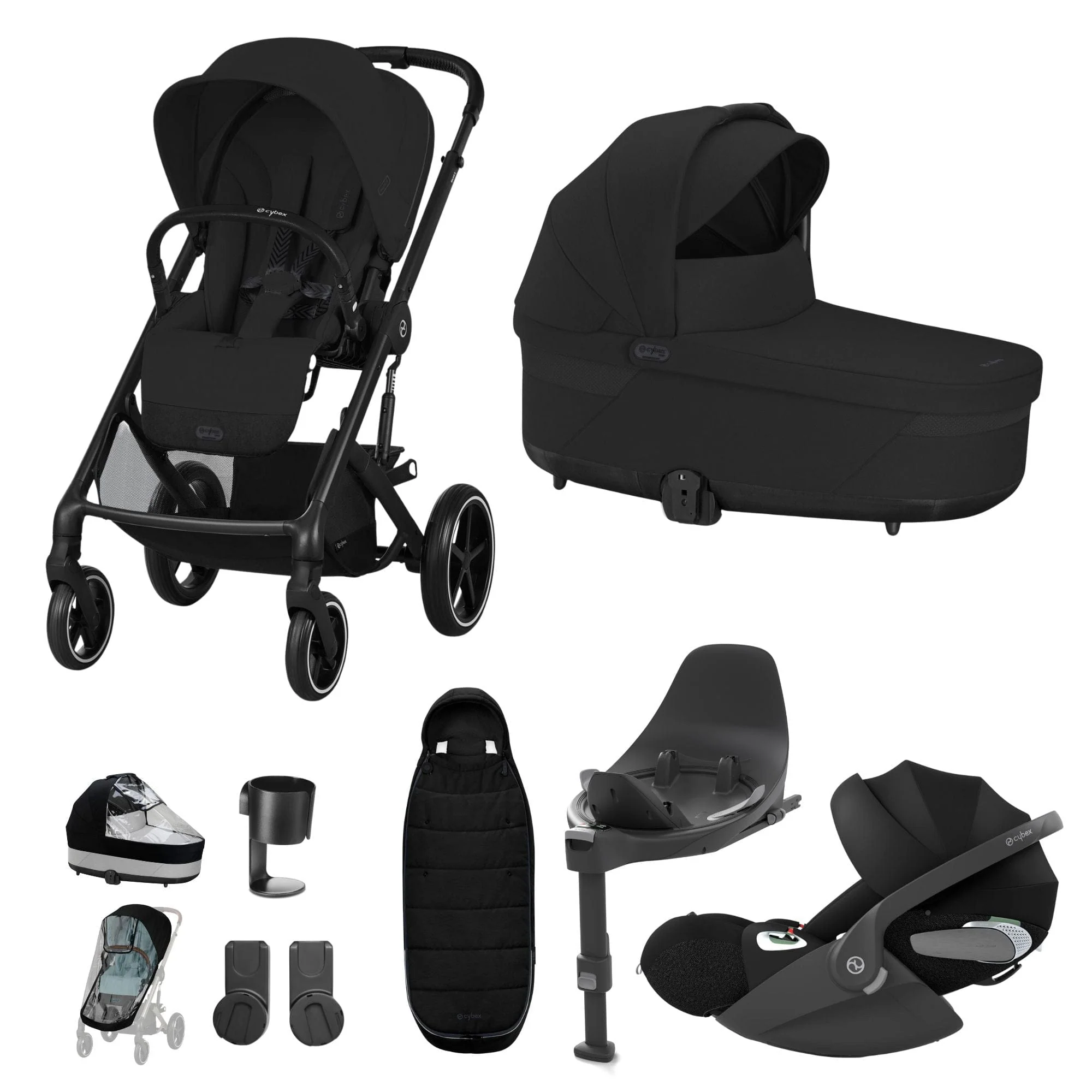 Cybex Balios S Lux Luxury Bundle - Black/Moon Black - Image 28