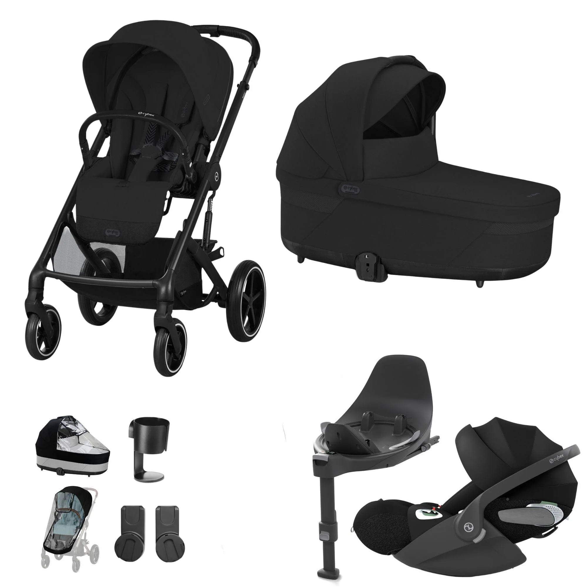 Cybex Balios S Lux Luxury Bundle - Black/Moon Black - Image 29