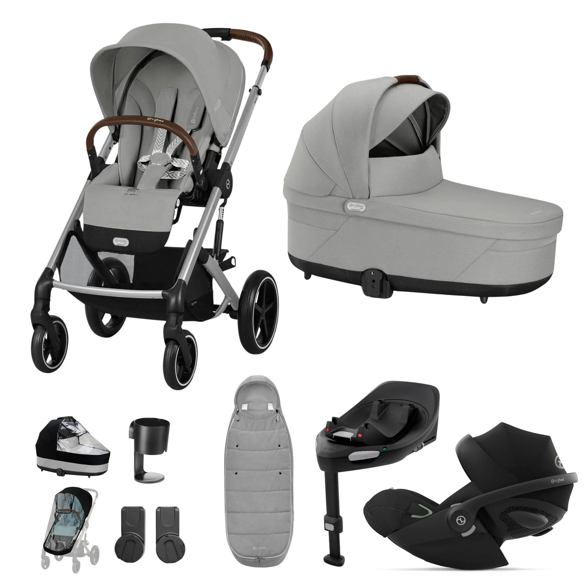 Cybex Balios S Lux Luxury Bundle - Silver/Stone Grey - Image 21