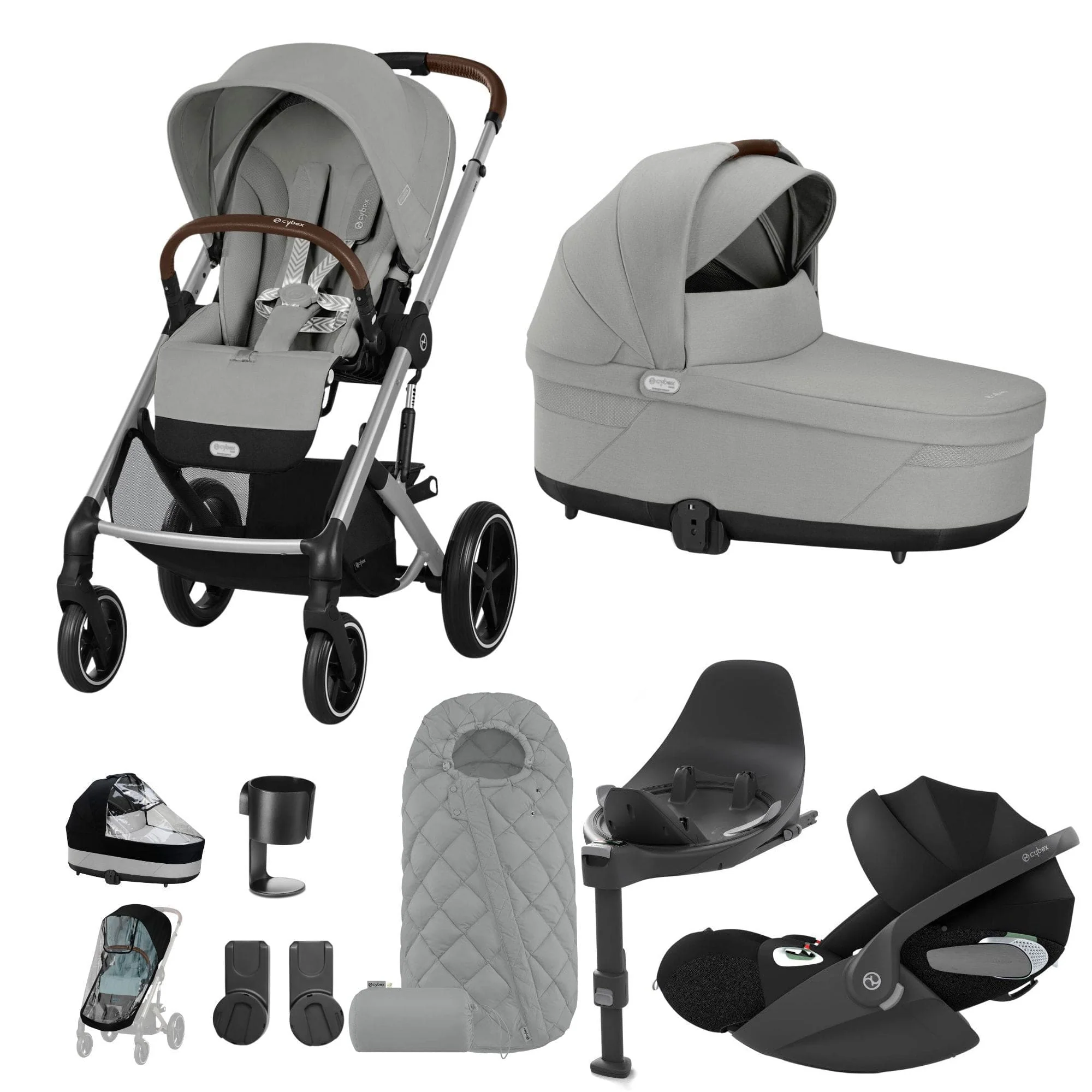 Cybex Balios S Lux Luxury Bundle - Silver/Stone Grey - Image 23