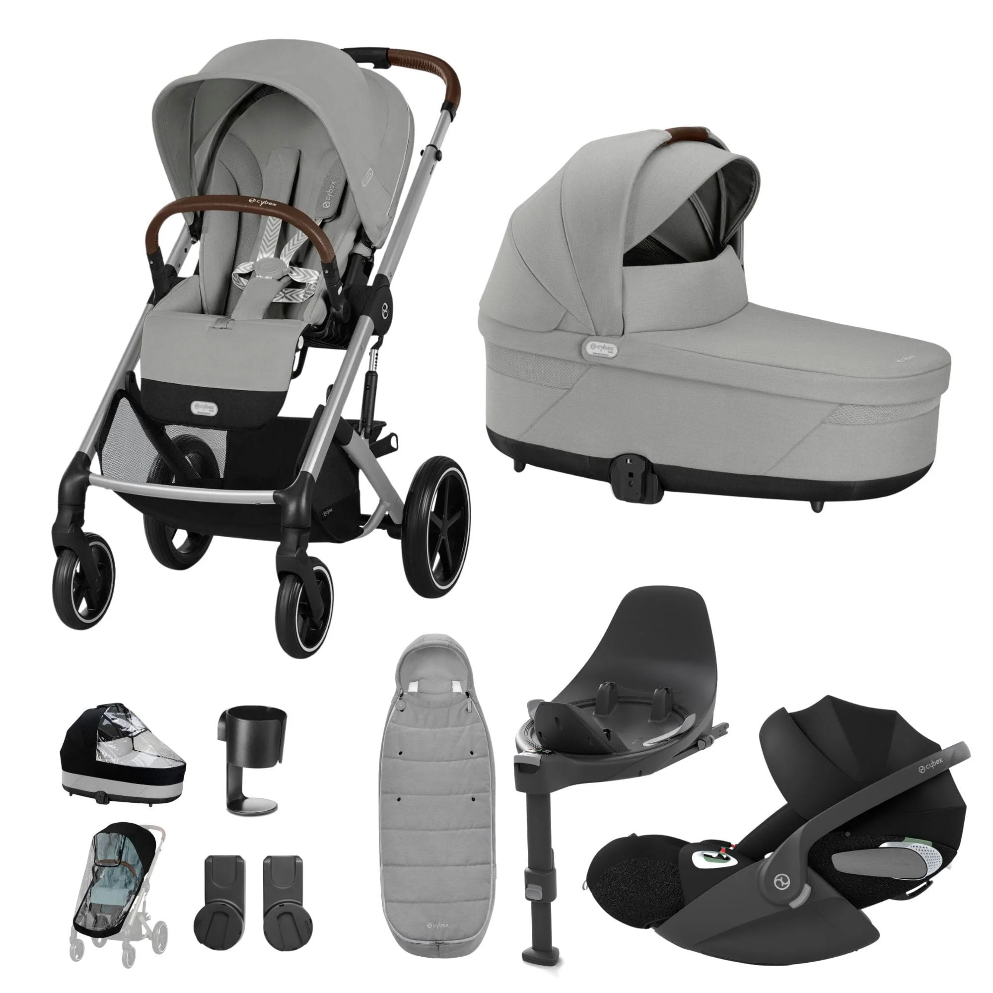 Cybex Balios S Lux Luxury Bundle - Silver/Stone Grey - Image 24