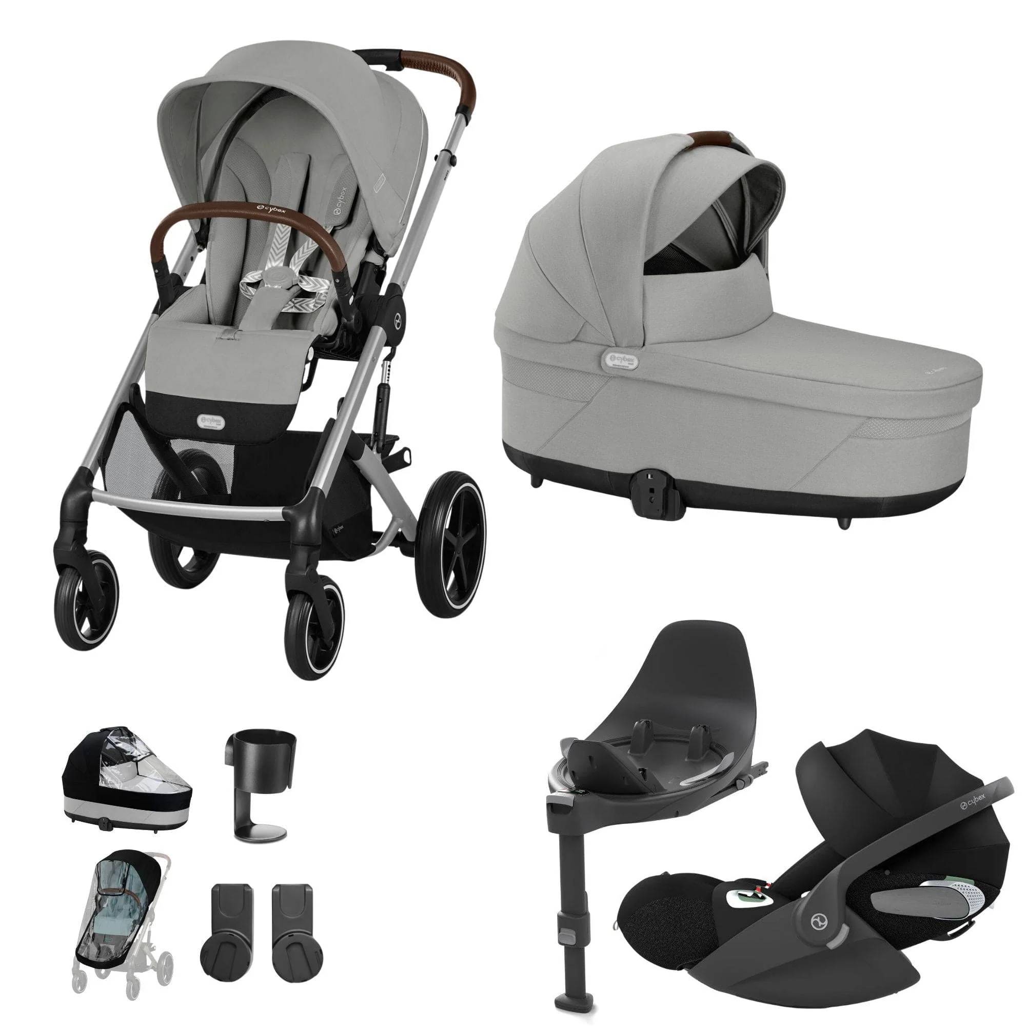 Cybex Balios S Lux Luxury Bundle - Silver/Stone Grey - Image 25