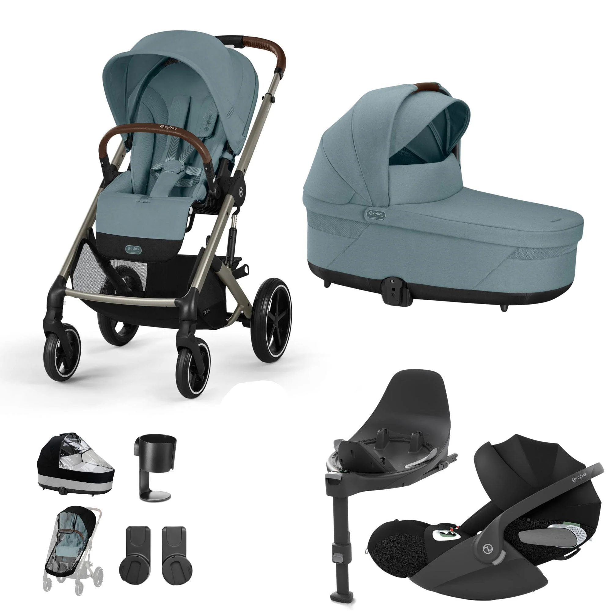 Cybex Balios S Lux Luxury Bundle - Taupe/Stormy Blue - Image 26