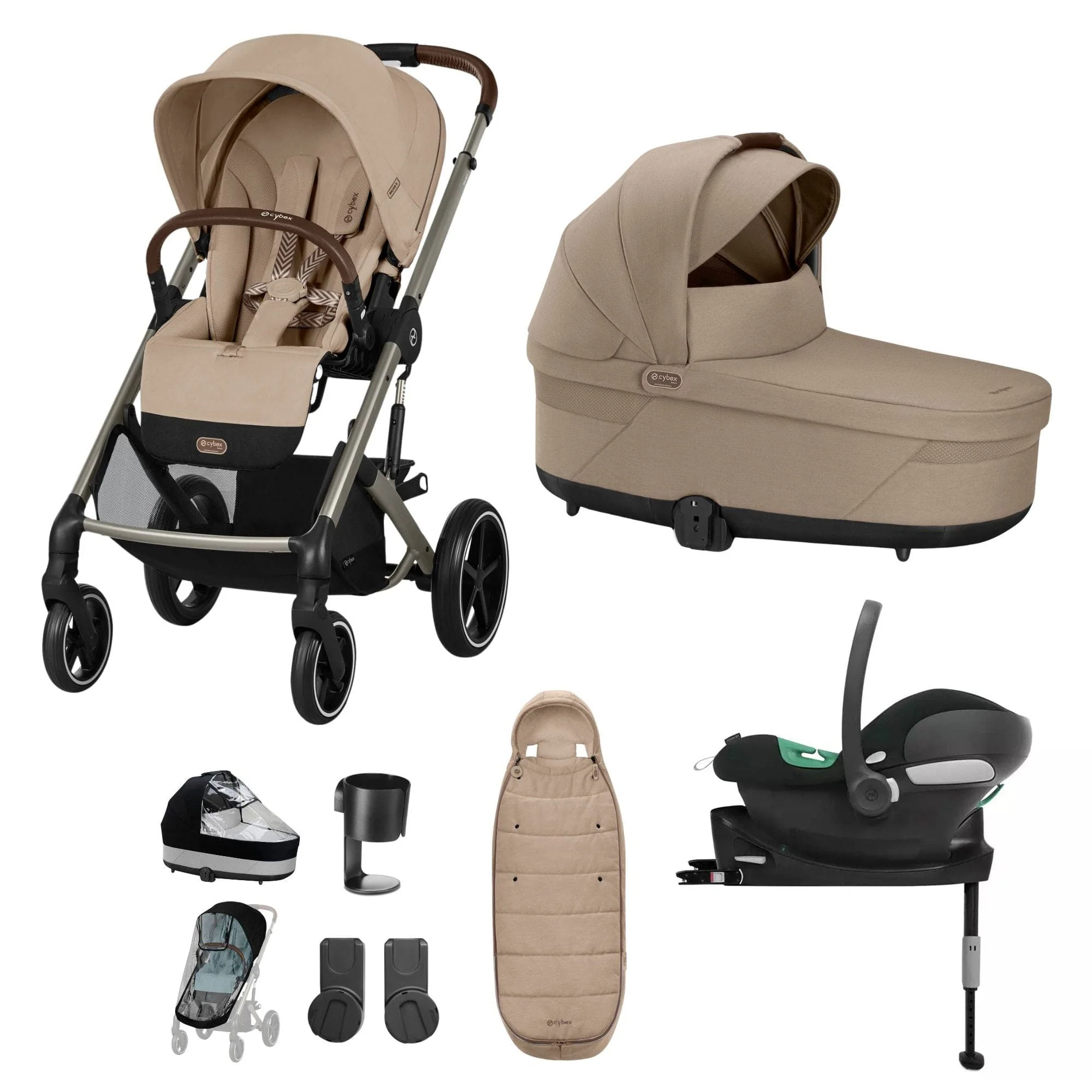 Cybex Balios S Lux Comfort Bundle - Taupe/Almond Beige - Image 20