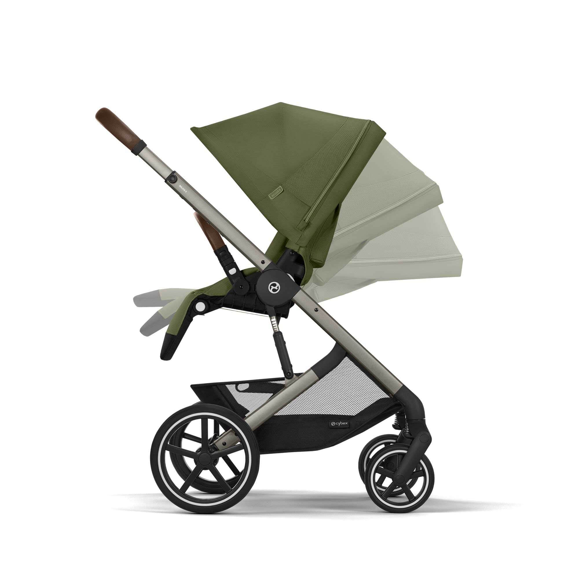 Cybex Balios S Lux Comfort Bundle - Taupe/Moss Green - Image 5