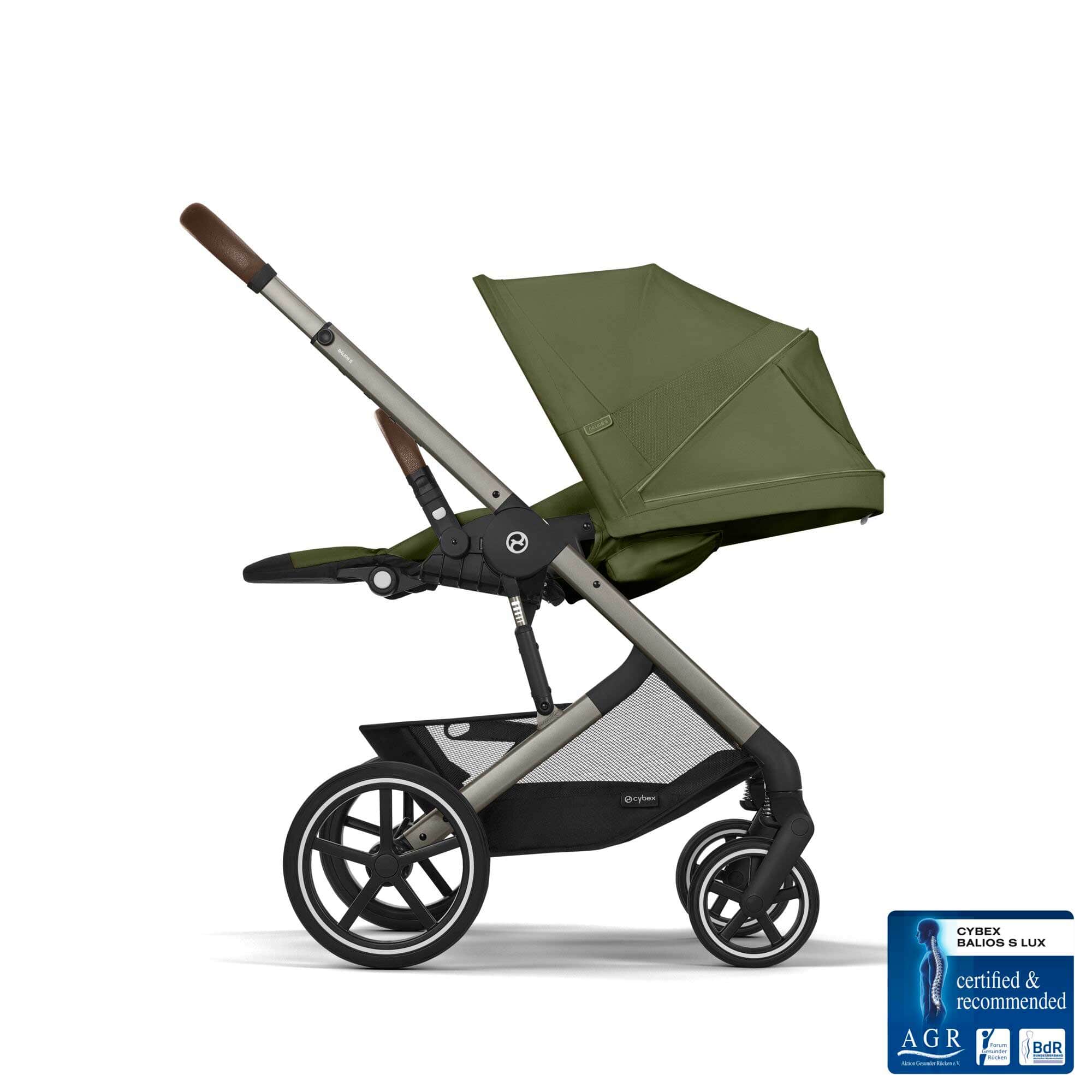 Cybex Balios S Lux Comfort Bundle - Taupe/Moss Green - Image 6