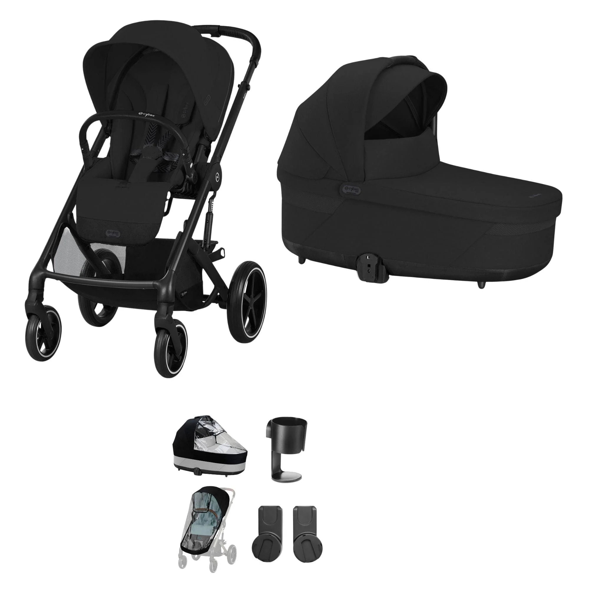 Cybex Balios S Lux Essential Bundle - Black/Moon Black - Image 15