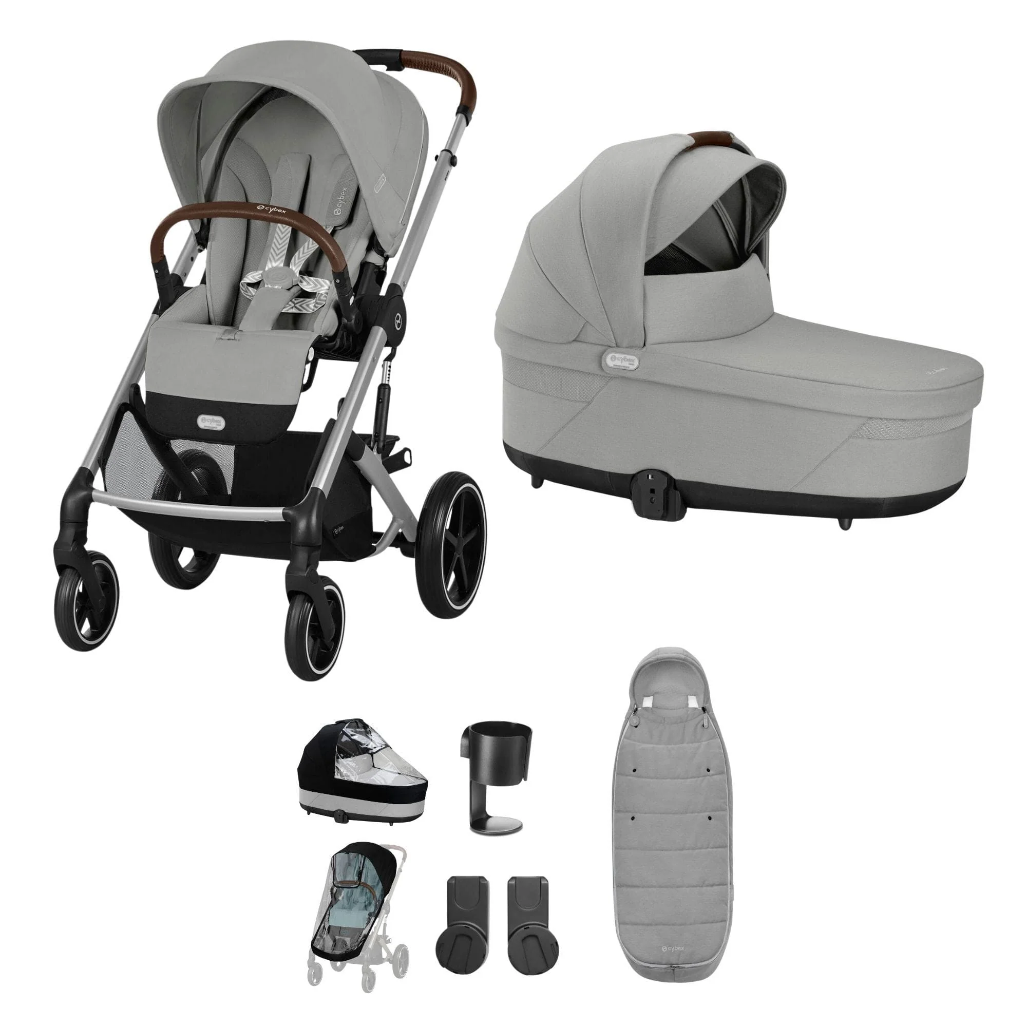 Cybex Balios S Lux Essential Bundle - Silver/Stone Grey - Image 17