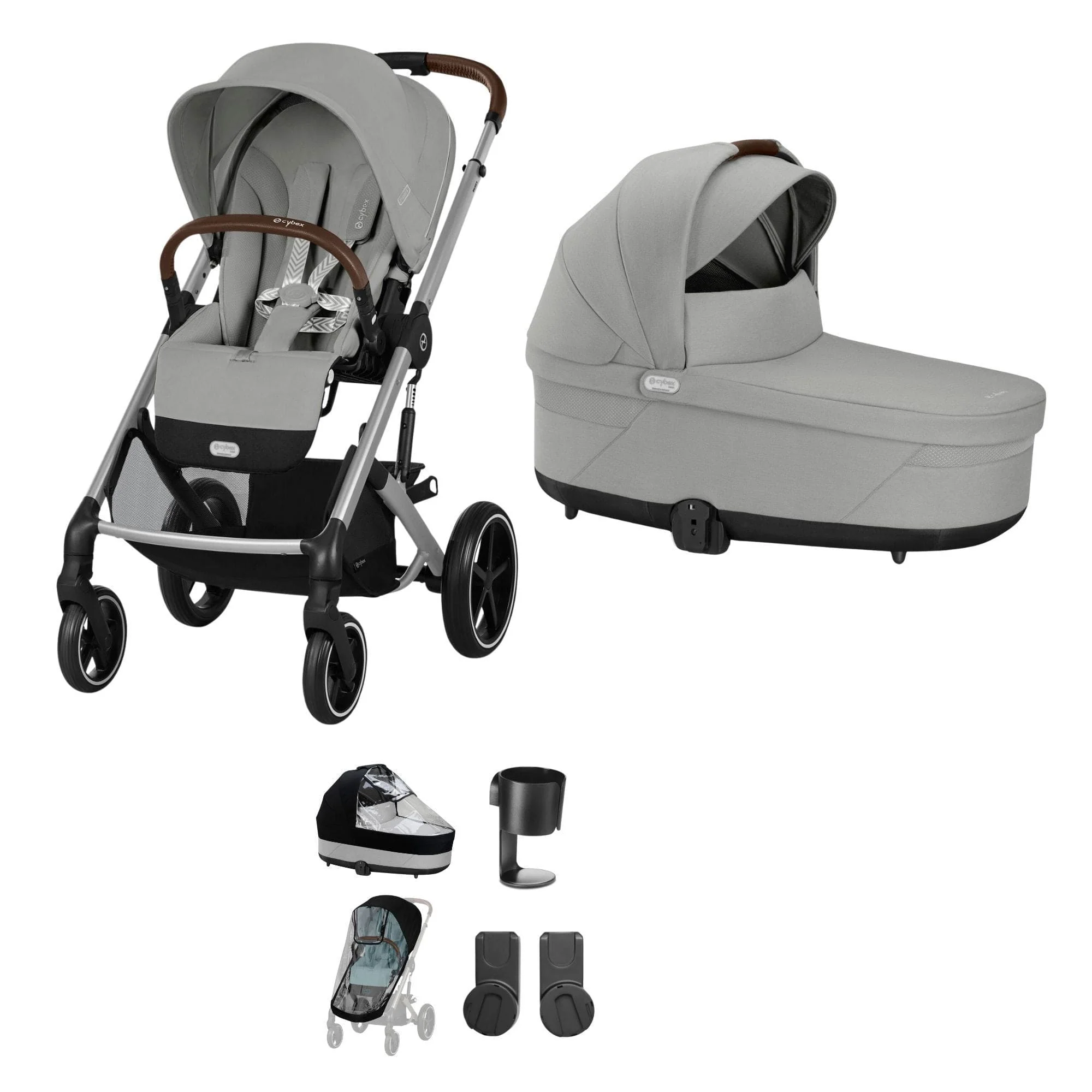 Cybex Balios S Lux Essential Bundle - Silver/Stone Grey - Image 19
