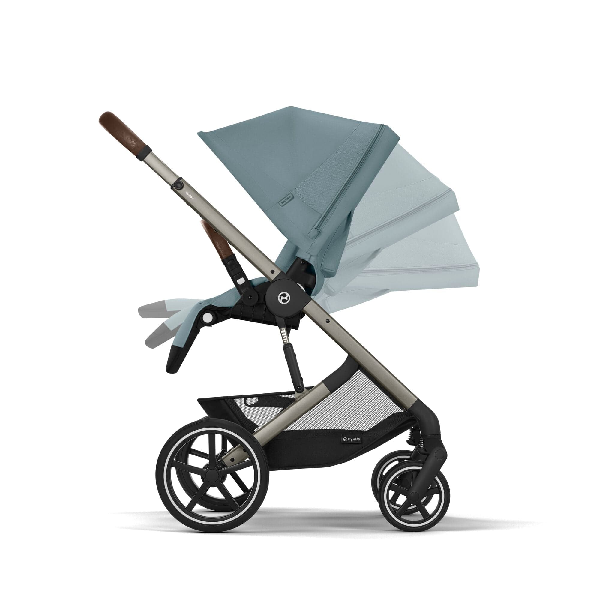 Cybex Balios S Lux Essential Bundle - Taupe/Stormy Blue - Image 3