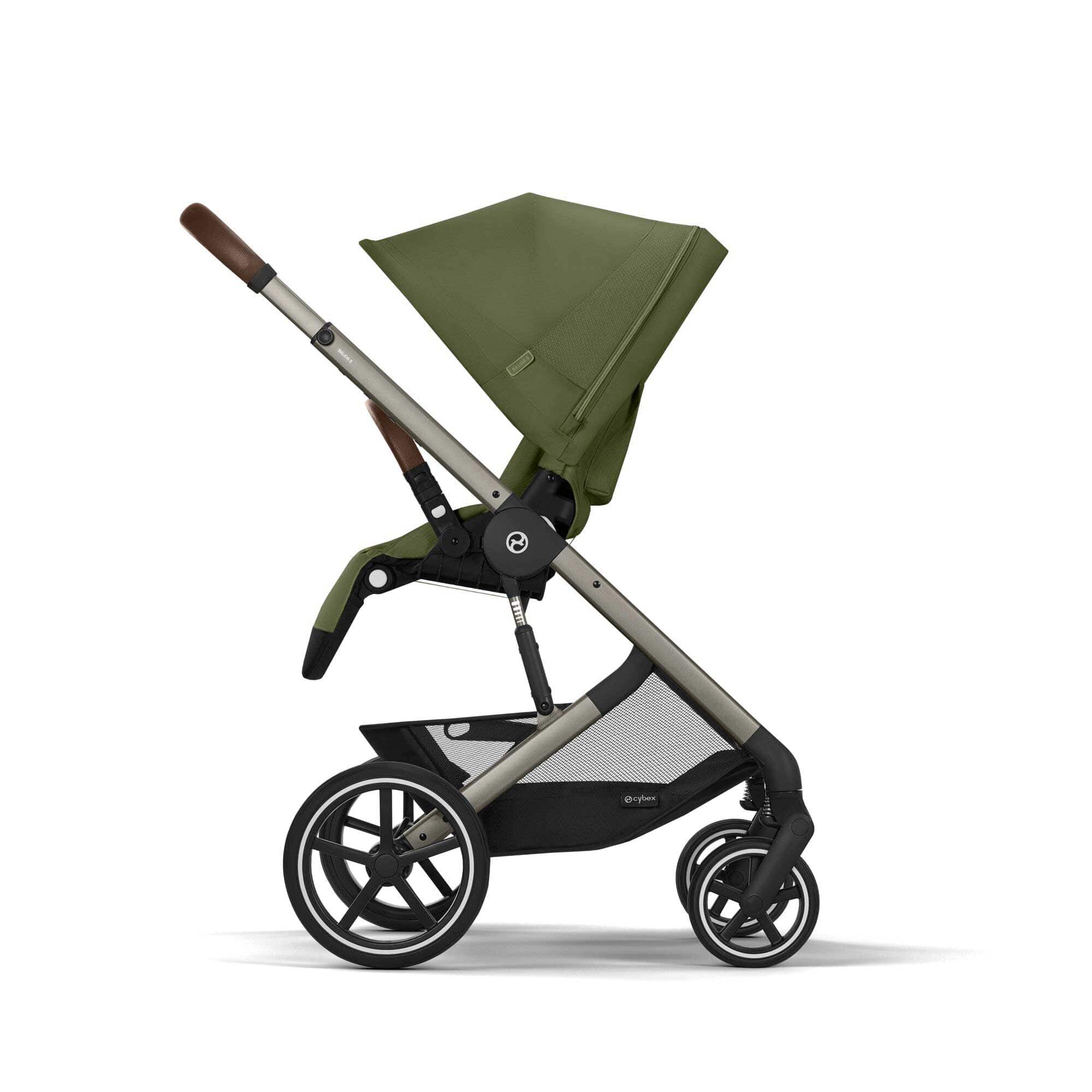 Cybex Balios S Lux Luxury Bundle - Taupe/Moss Green - Image 4