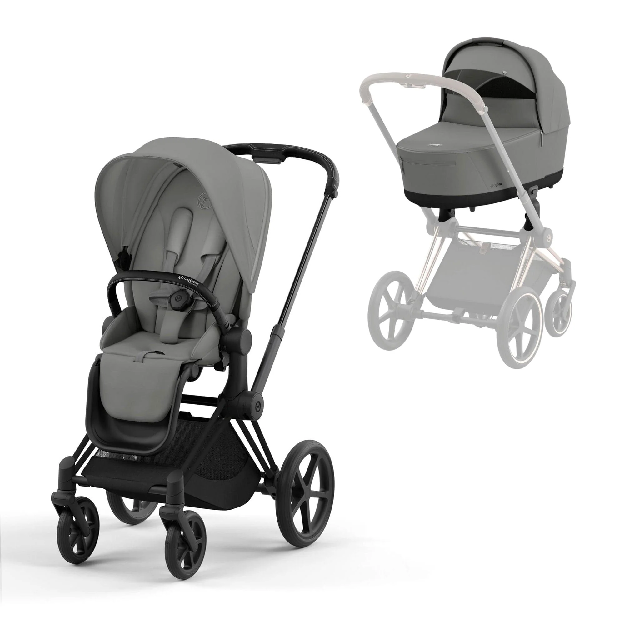 Cybex Priam & Lux Cot - Mirage Grey - Image 20