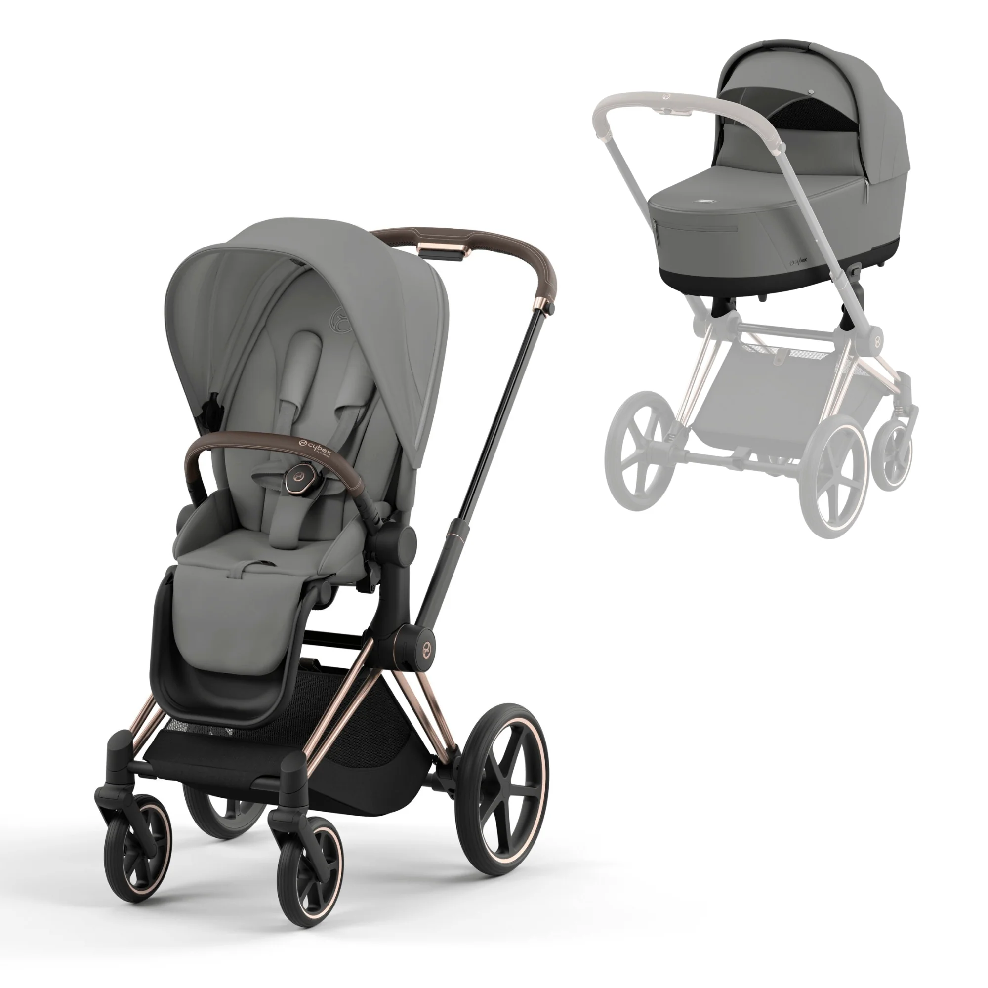 Cybex Priam & Lux Cot - Mirage Grey - Image 21