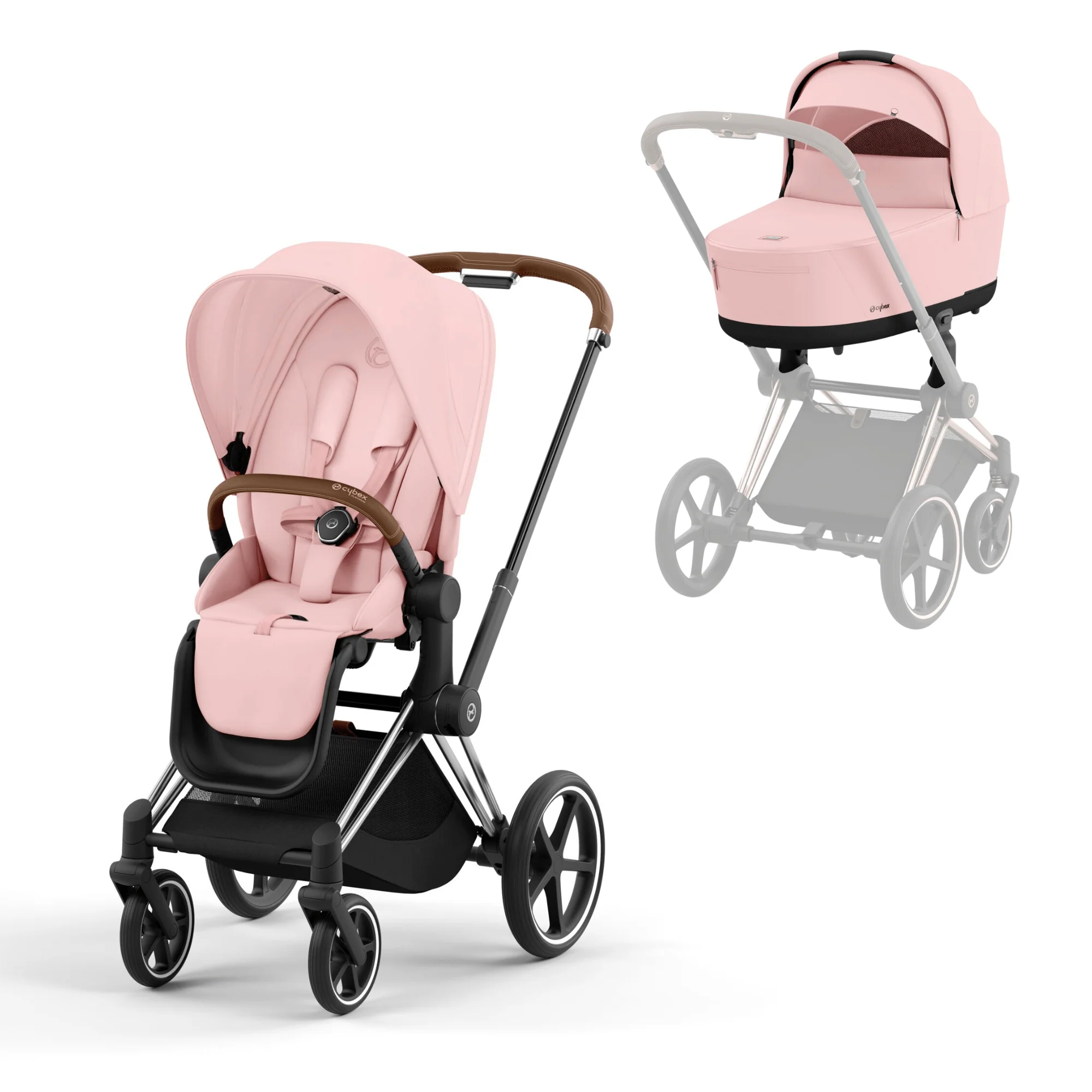 Cybex Priam & Lux Cot - Peach Pink - Image 19