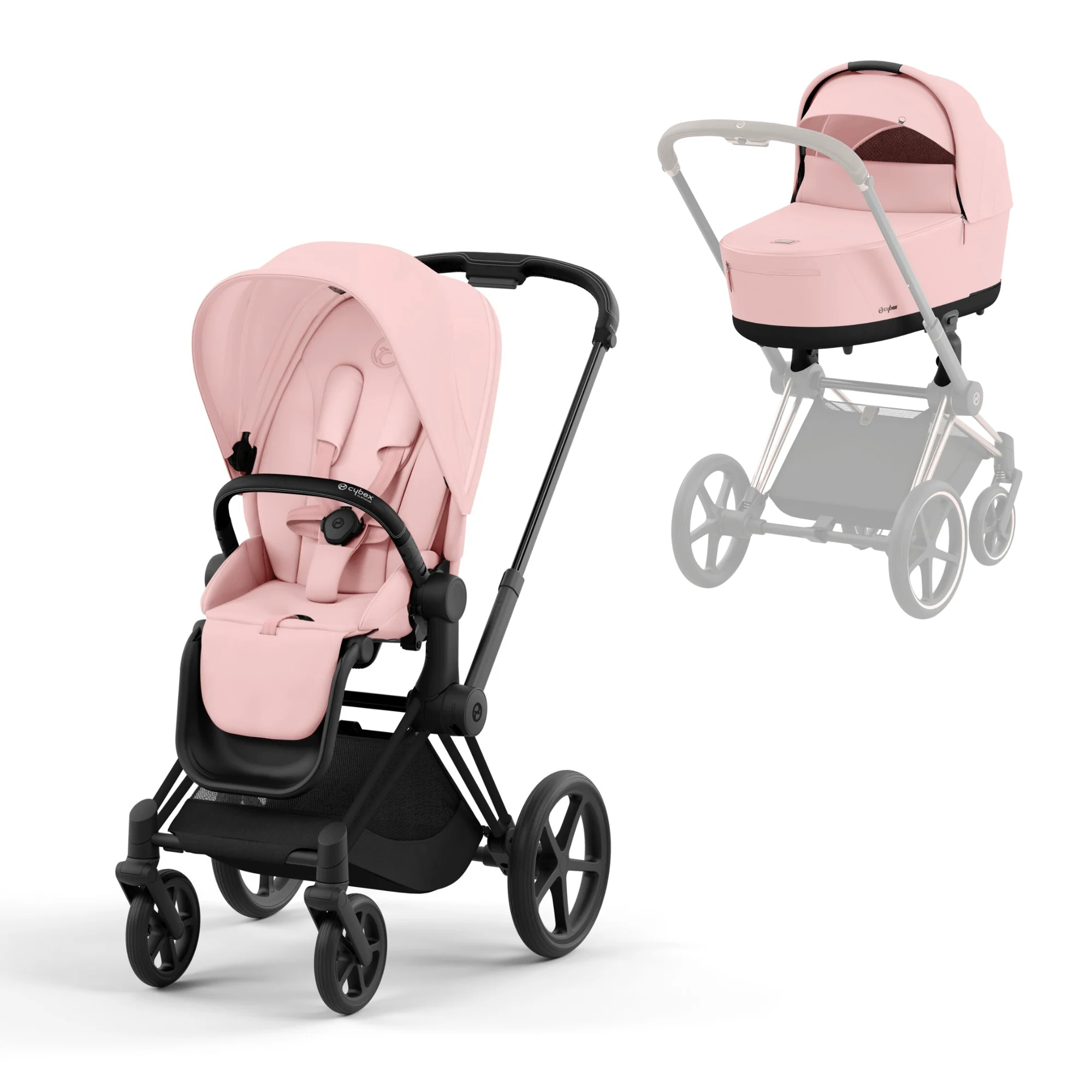 Cybex Priam & Lux Cot - Peach Pink - Image 20