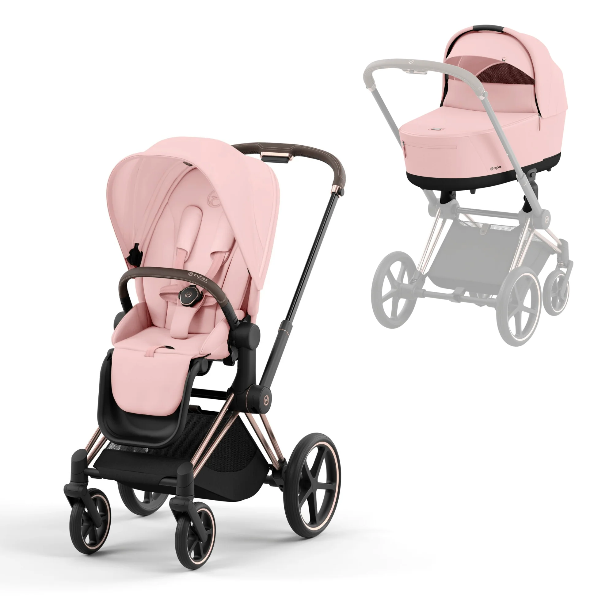 Cybex Priam & Lux Cot - Peach Pink - Image 21