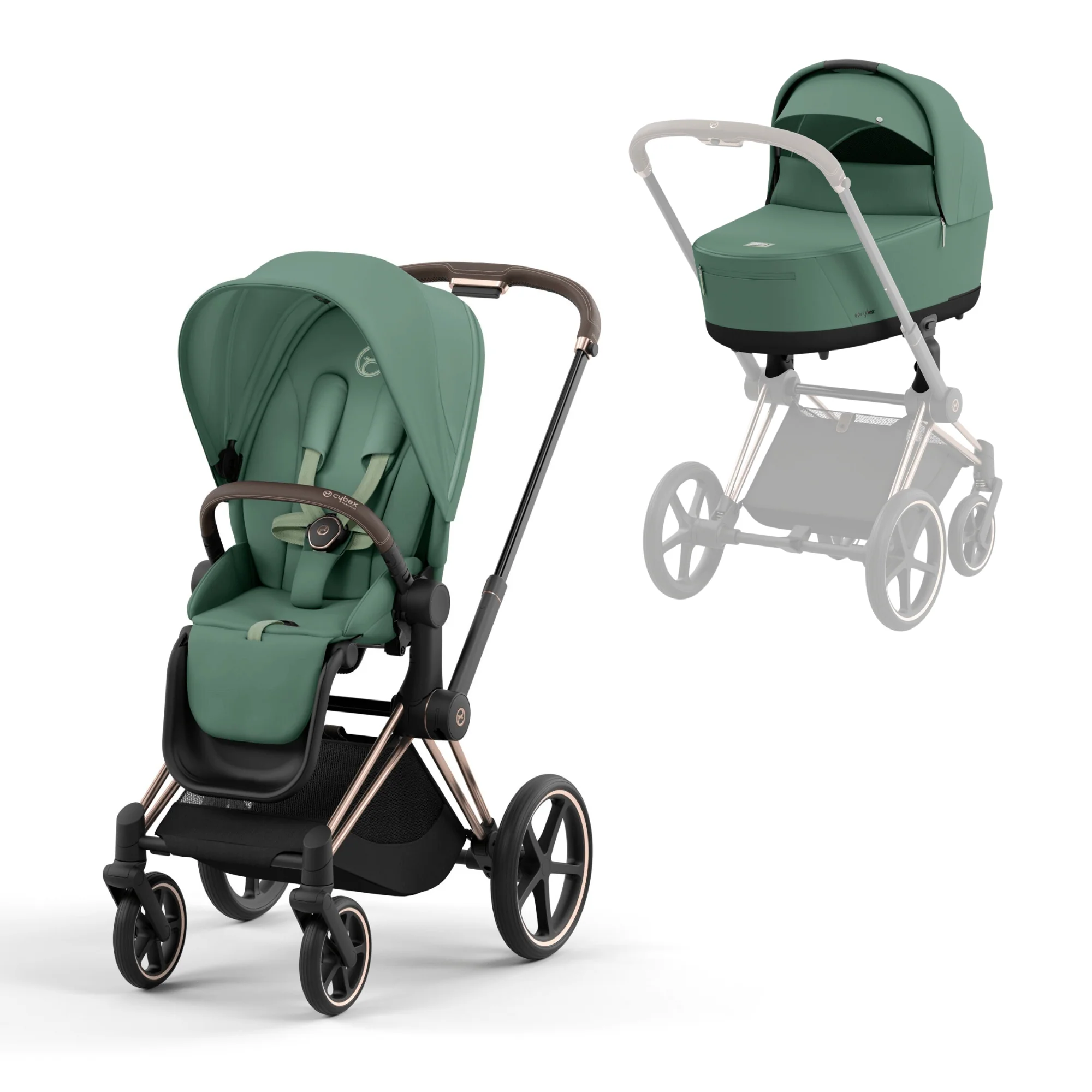 Cybex Priam & Lux Cot - Leaf Green - Image 21