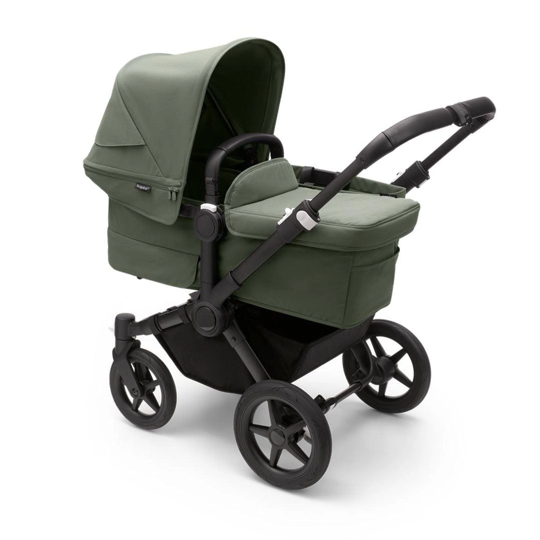Bugaboo Donkey 5 Carrycot Fabric Complete in Forest Green - Image 3