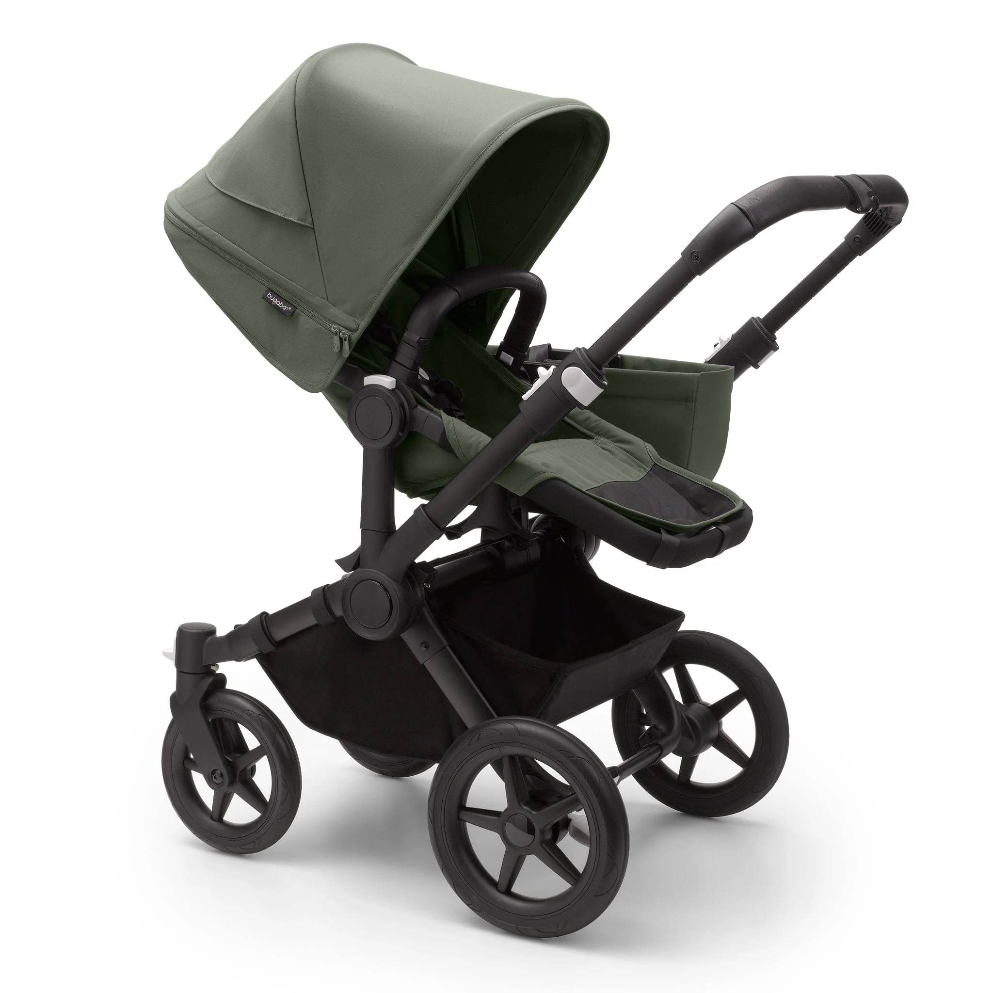 Bugaboo Donkey 5 Mono Complete Pushchair - Black/Forest Green - Image 3