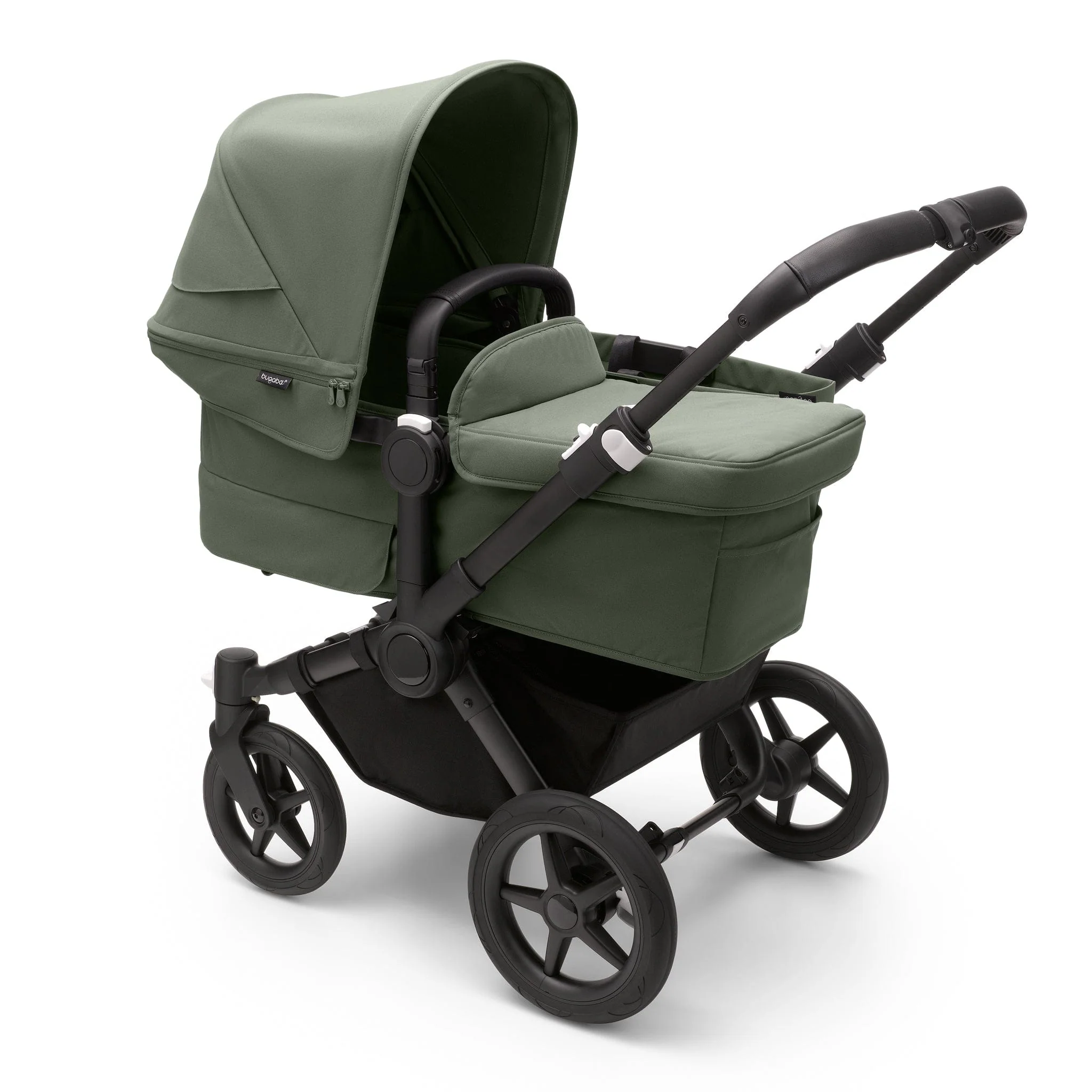 Bugaboo Donkey 5 Mono Complete Pushchair - Black/Forest Green - Image 4