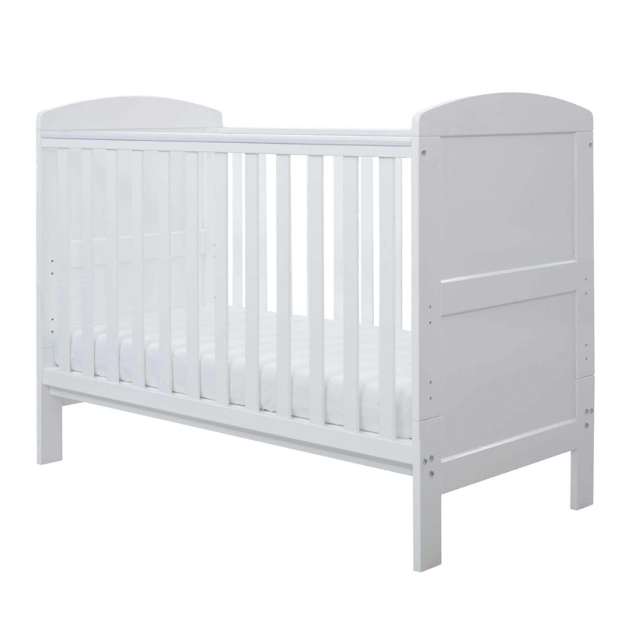 Ickle Bubba Coleby Mini Cot Bed White - Image 3