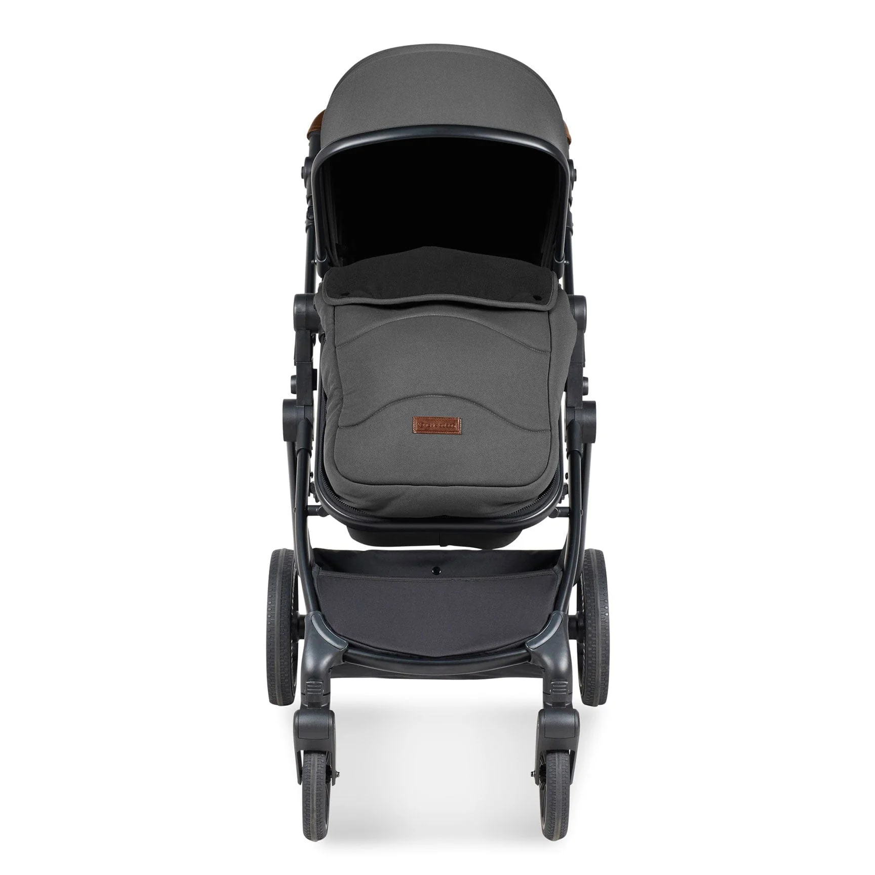 Ickle Bubba Cosmo 2 in 1 Plus Carrycot & Pushchair - Black/Graphite Grey - Image 10