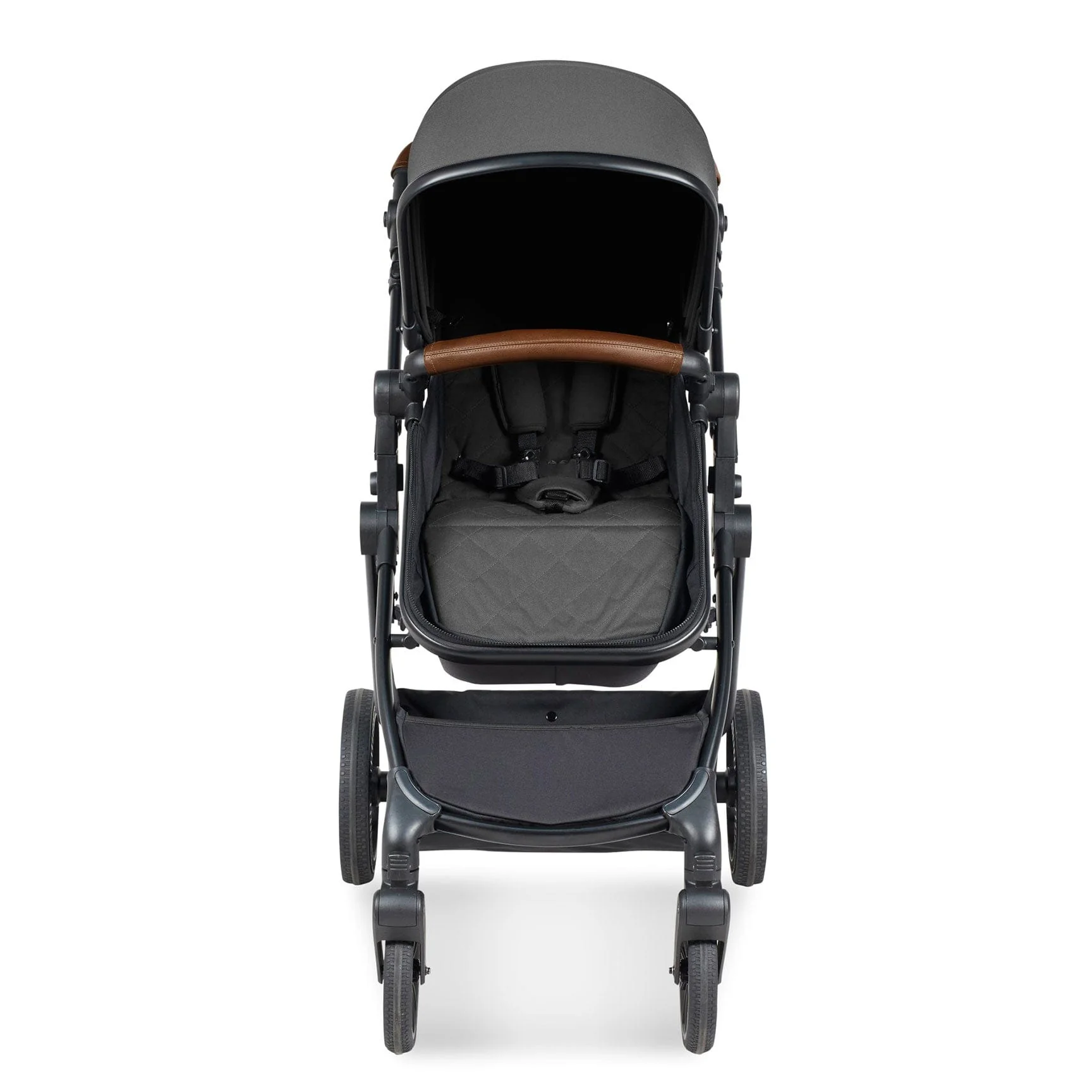 Ickle Bubba Cosmo 2 in 1 Plus Carrycot & Pushchair - Black/Graphite Grey - Image 5