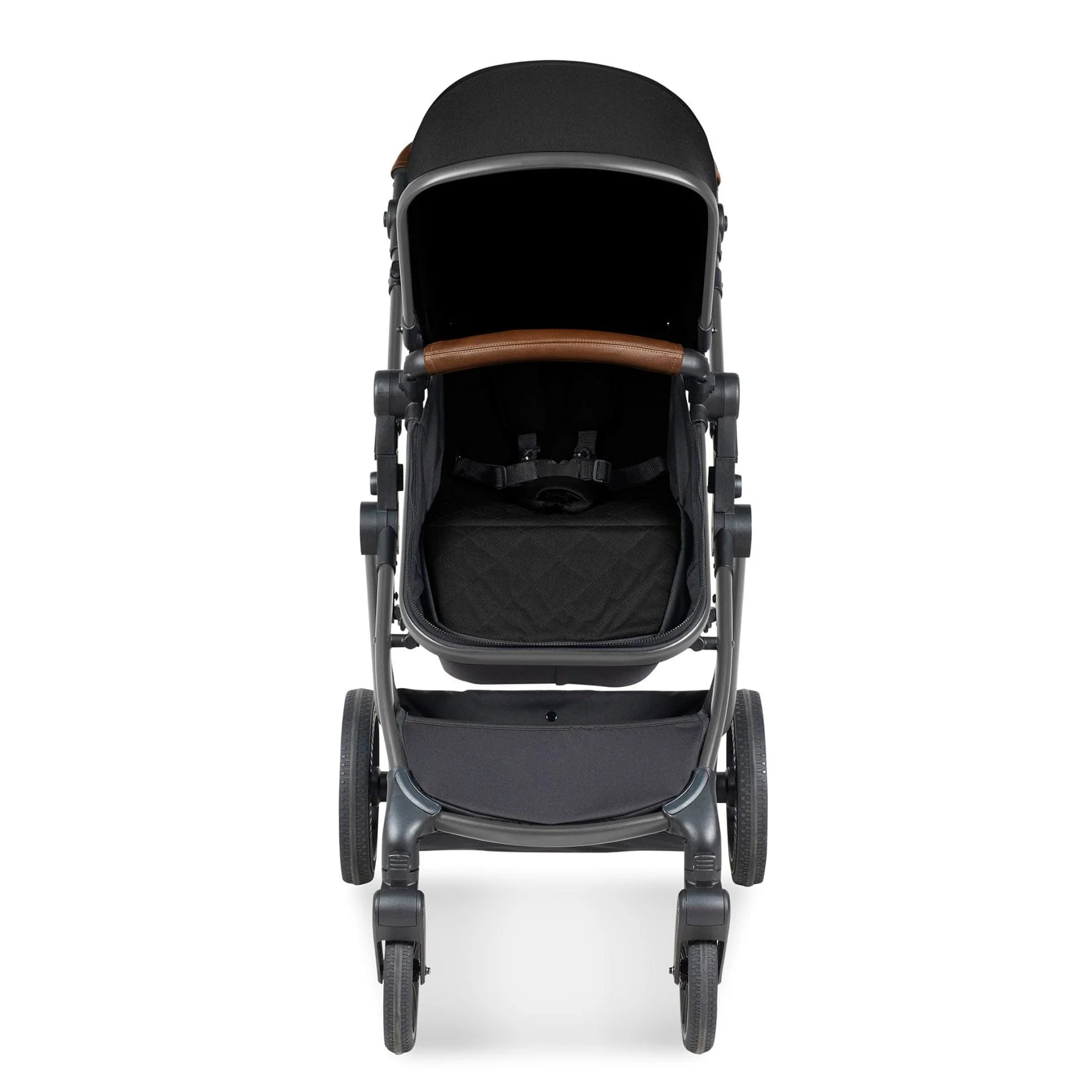 Ickle Bubba Cosmo 2 in 1 Plus Carrycot & Pushchair - Gun metal/Black - Image 5