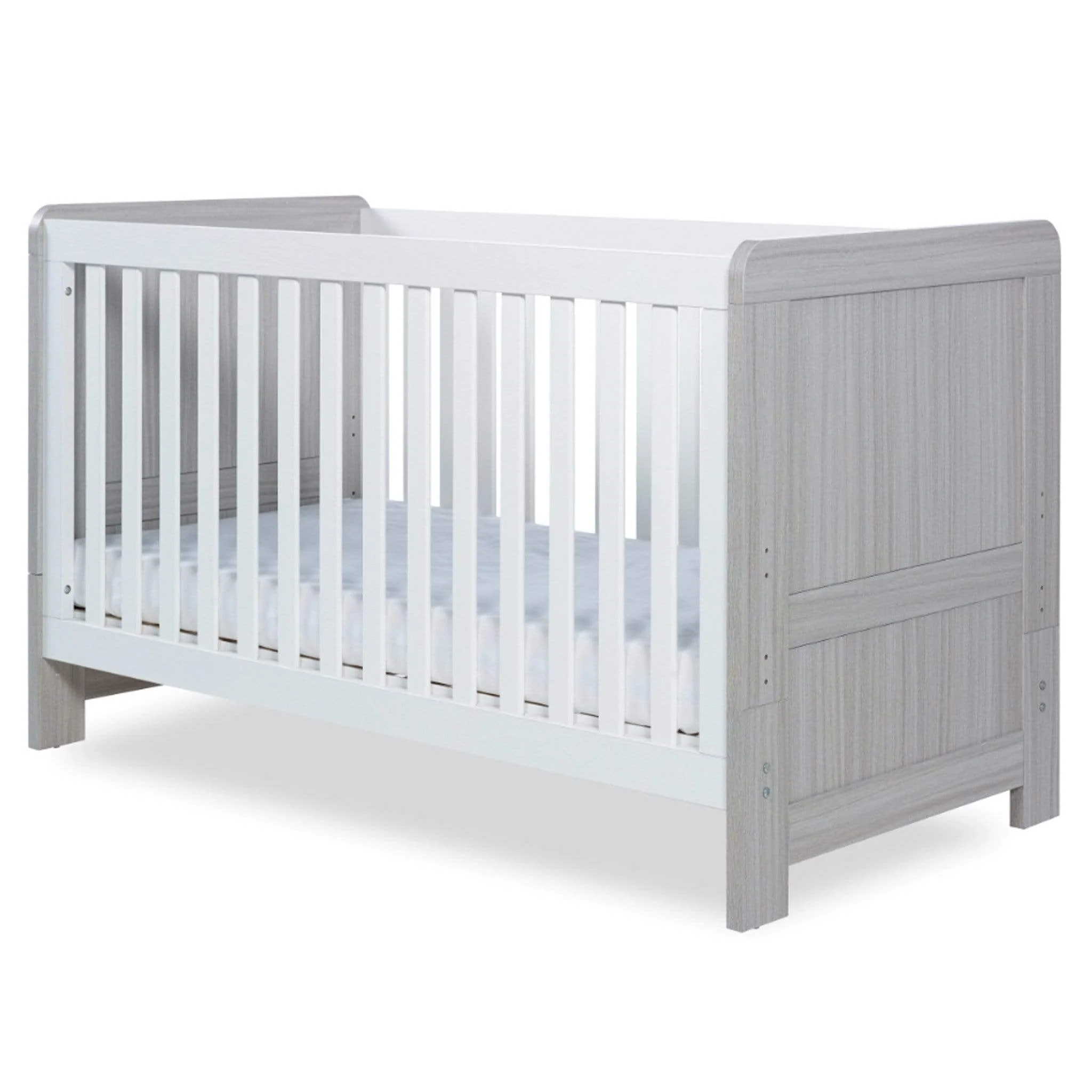 Ickle Bubba Pembrey Cotbed Ash Grey & White - Image 3