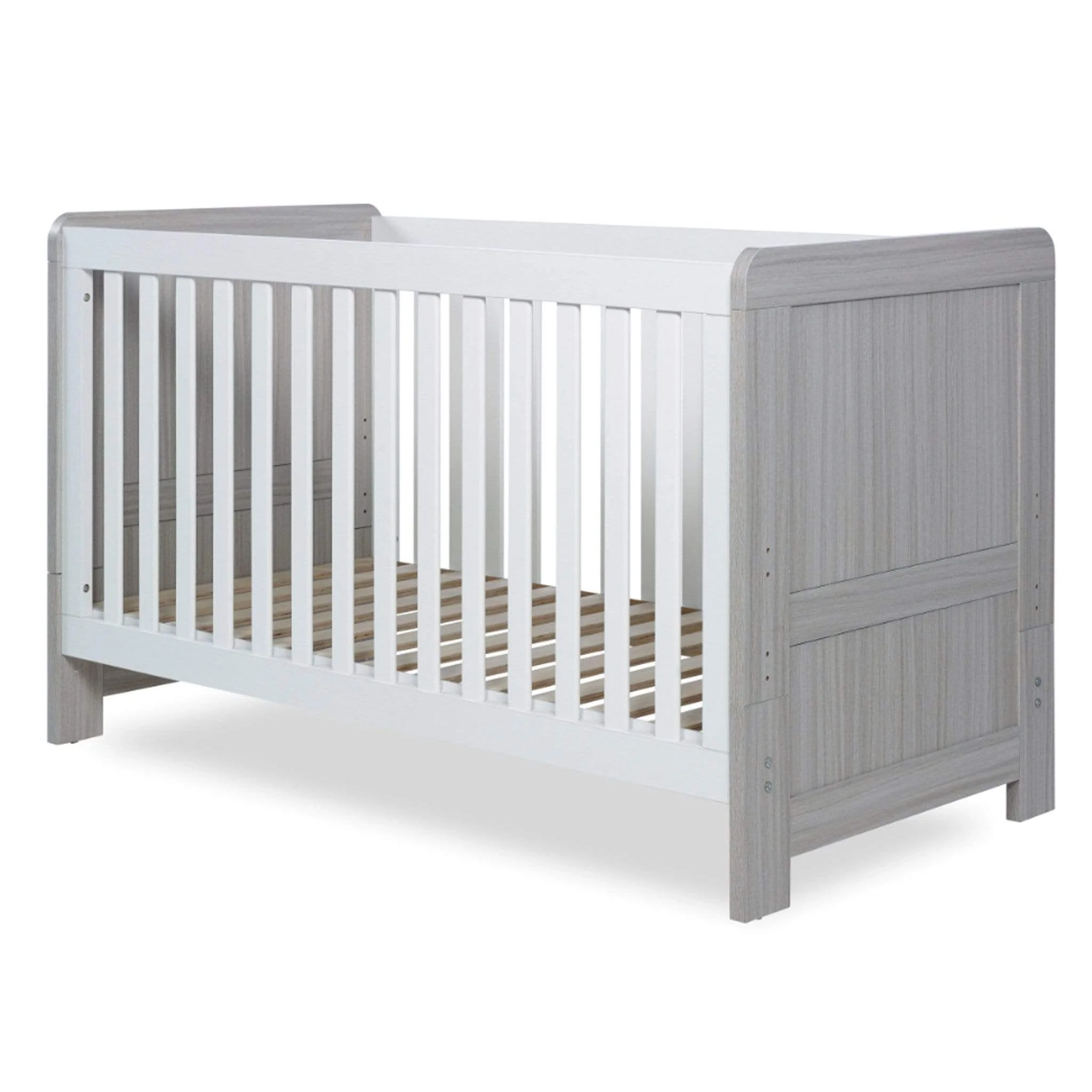 Ickle Bubba Pembrey Cotbed Ash Grey & White - Image 4