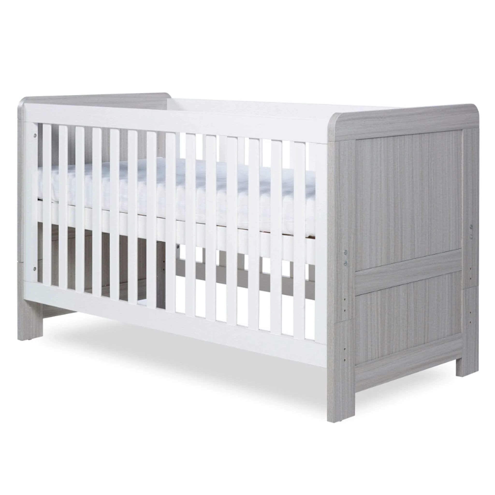 Ickle Bubba Pembrey Cotbed Ash Grey & White - Image 9