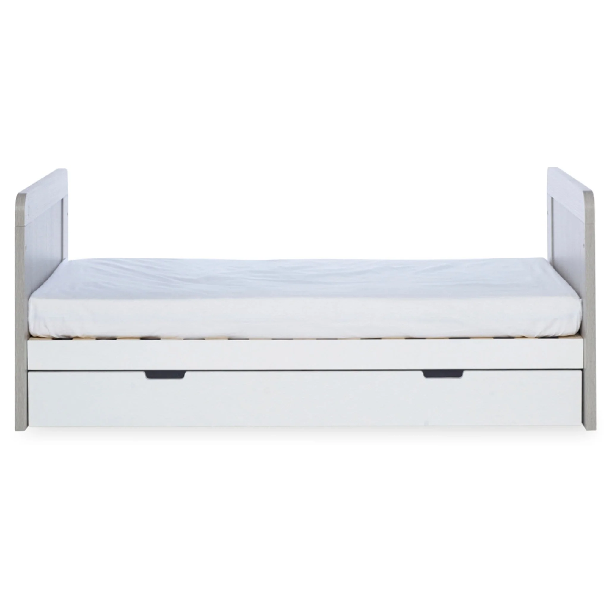Ickle Bubba Pembrey Cotbed & Under Drawer Ash Grey & White - Image 11