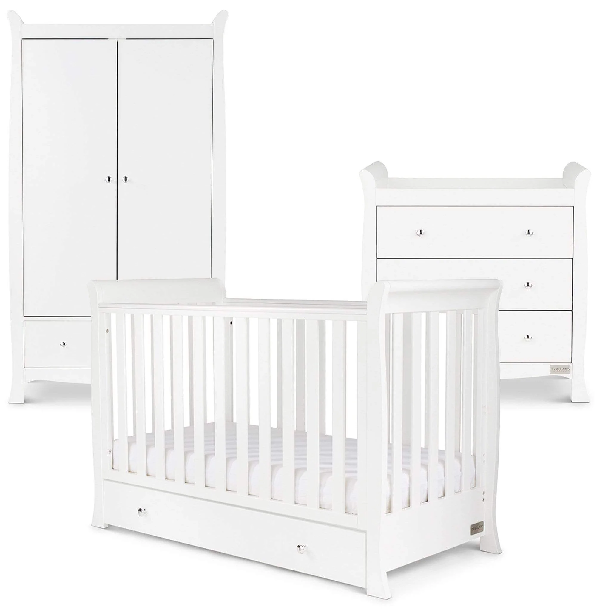 Ickle Bubba Snowdon 4 in 1 Mini 3 Piece Furniture Set - White - Image 12