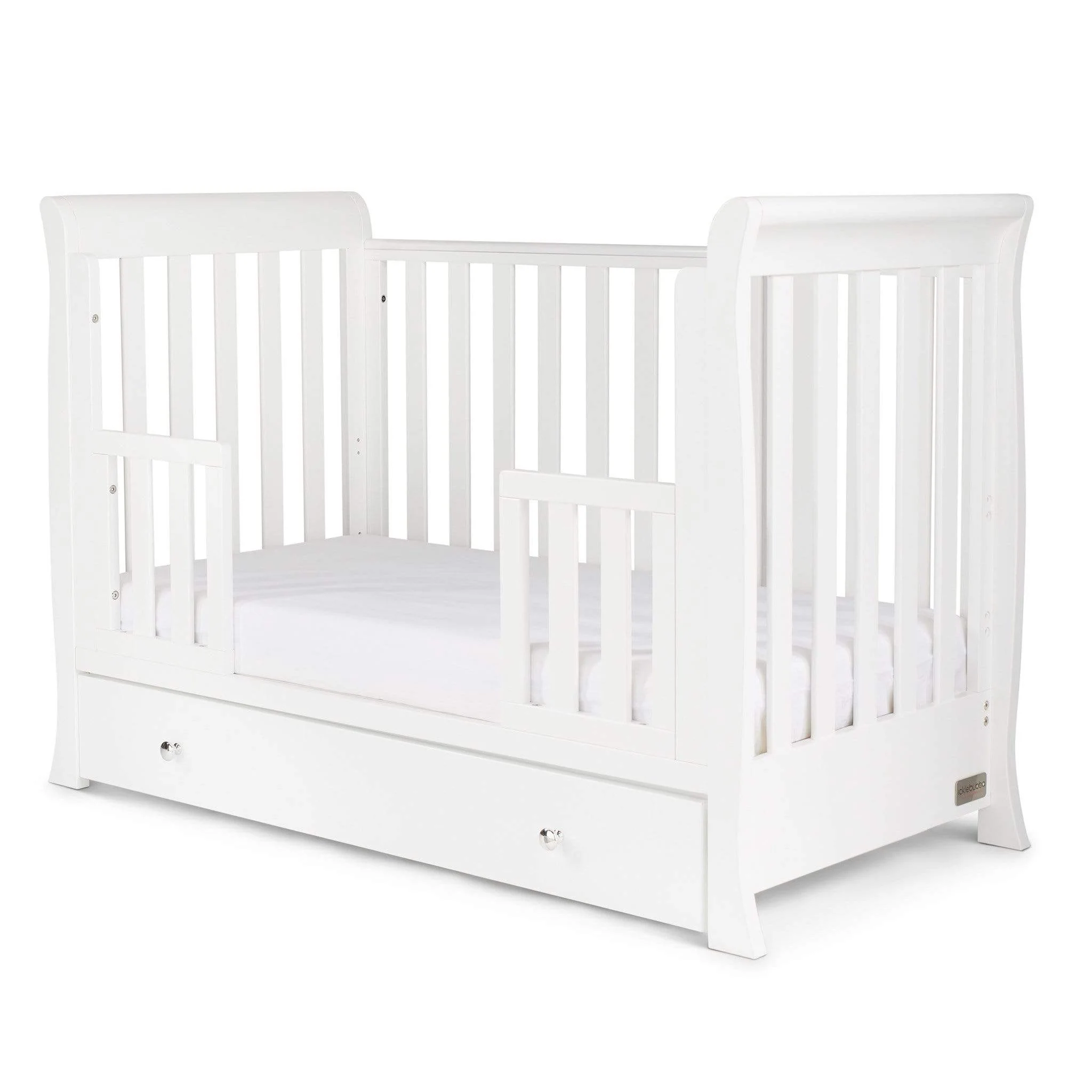 Ickle Bubba Snowdon 4 in 1 Mini Cot Bed - White - Image 14