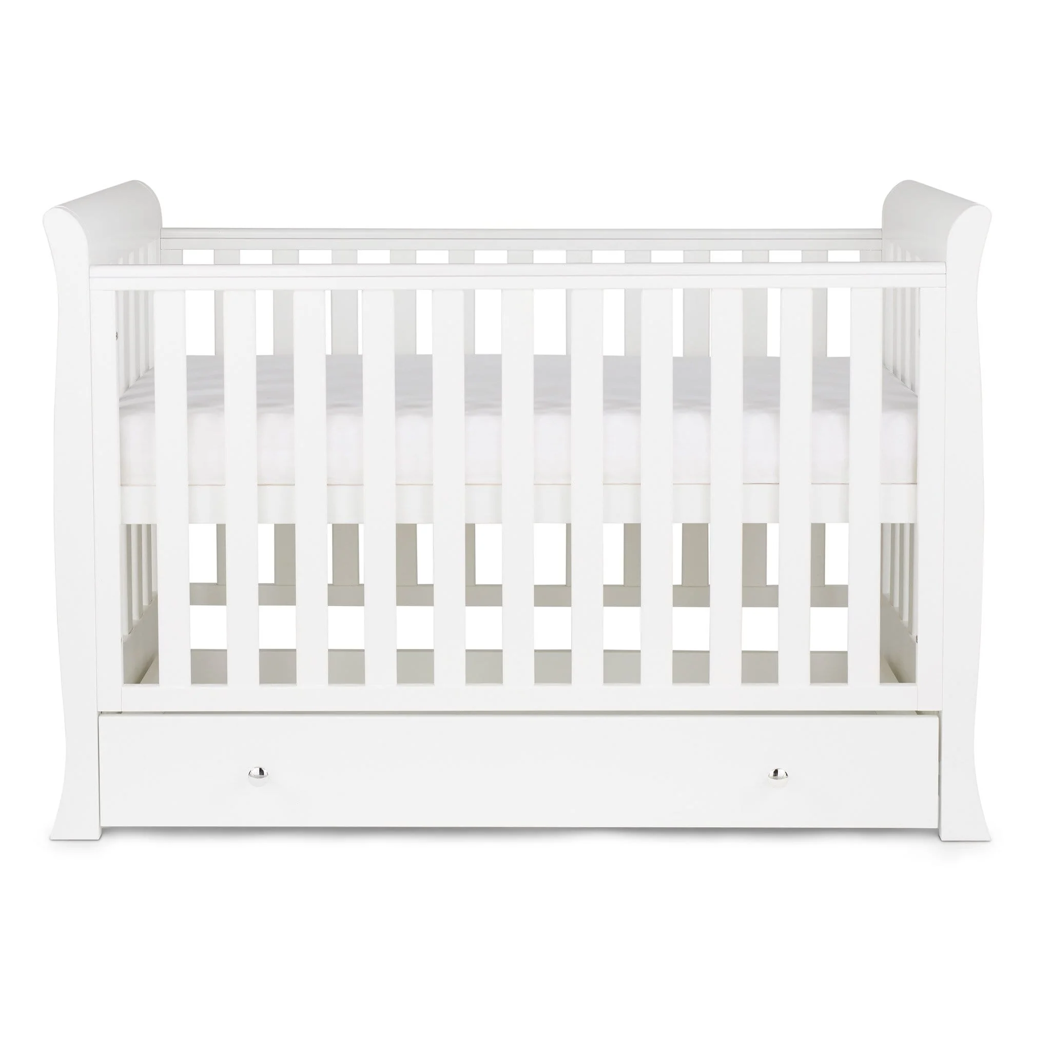 Ickle Bubba Snowdon 4 in 1 Mini Cot Bed - White - Image 17