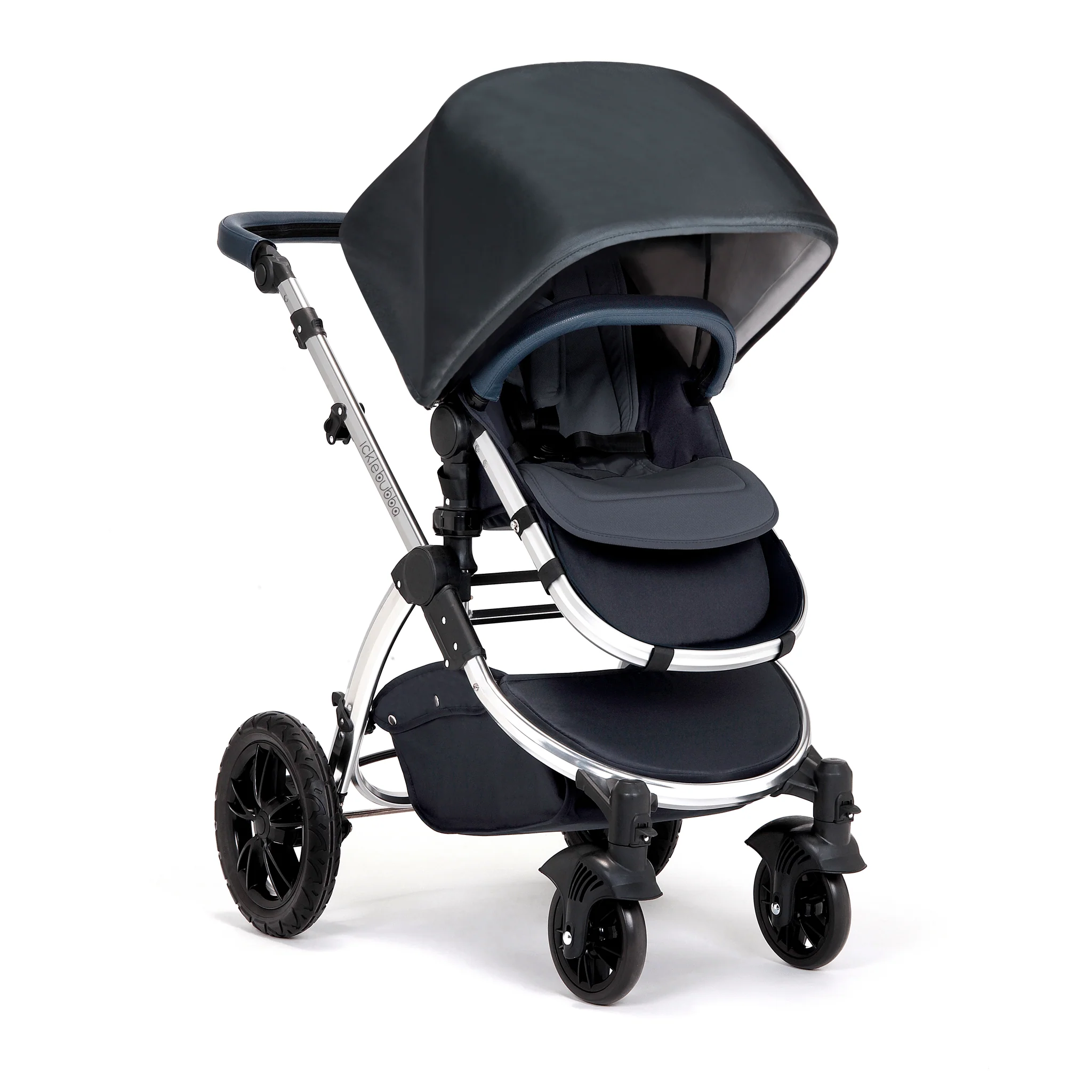 Ickle Bubba Stomp V4 2-in-1 Pushchair Chrome/Blueberry - Image 3