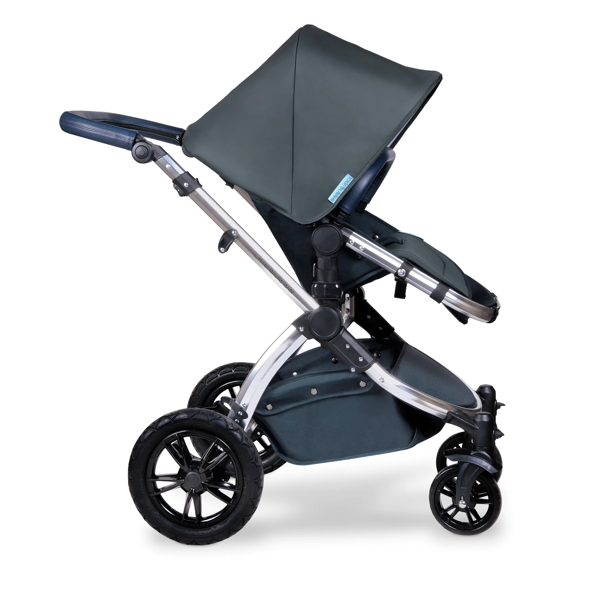 Ickle Bubba Stomp V4 2-in-1 Pushchair Chrome/Blueberry - Image 4