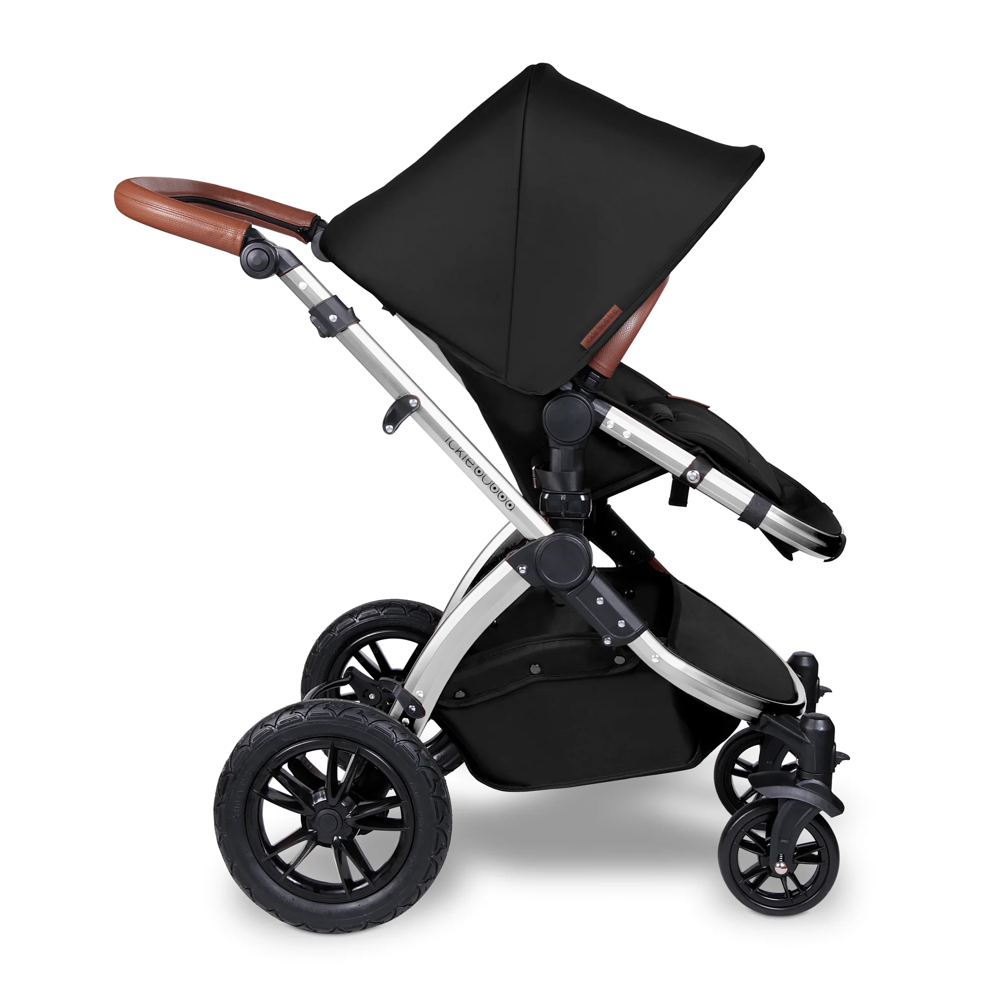 Ickle Bubba Stomp V4 2-in-1 Pushchair Chrome/Midnight - Image 4