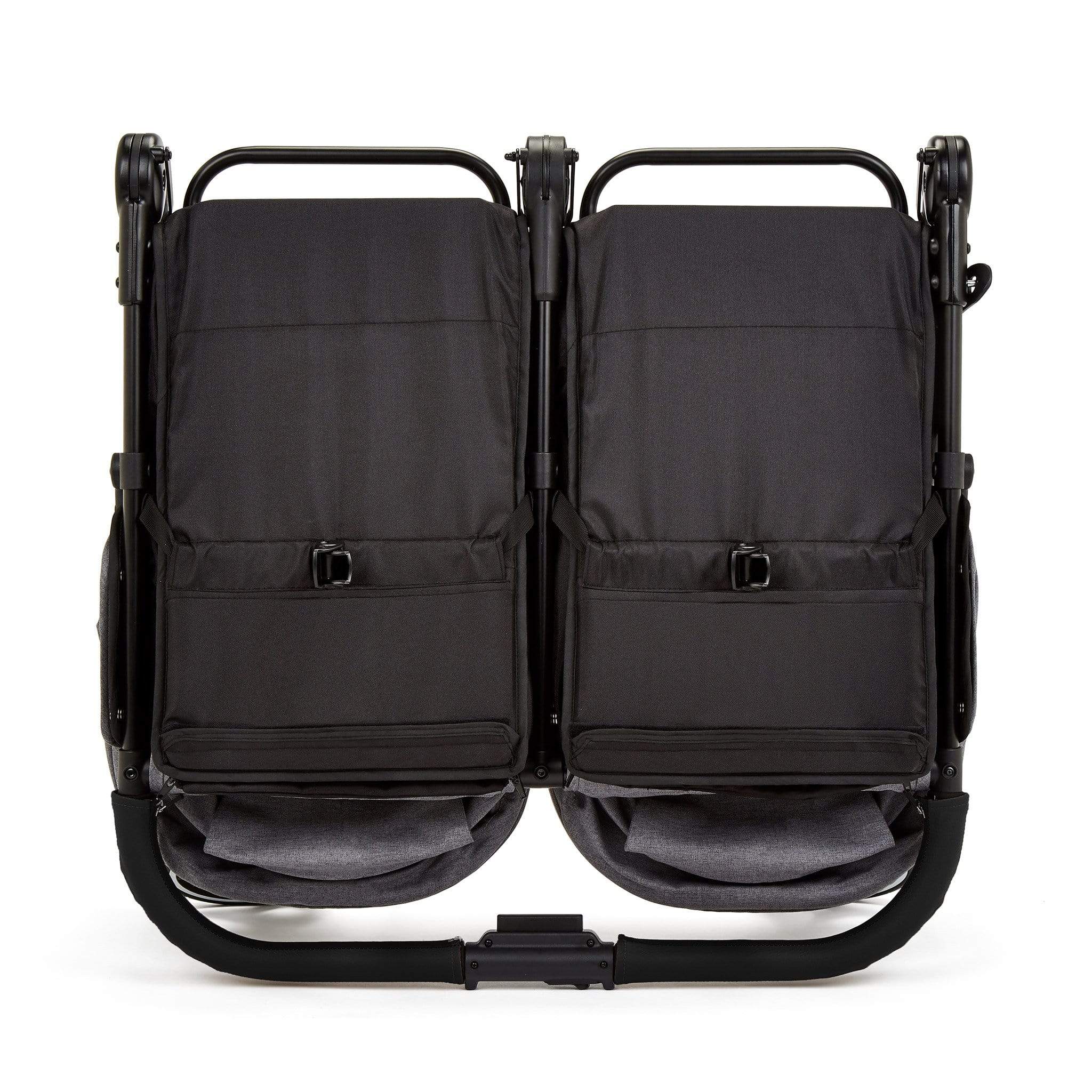 Ickle Bubba Venus Max Double Stroller - Black/Space Grey/Black - Image 12