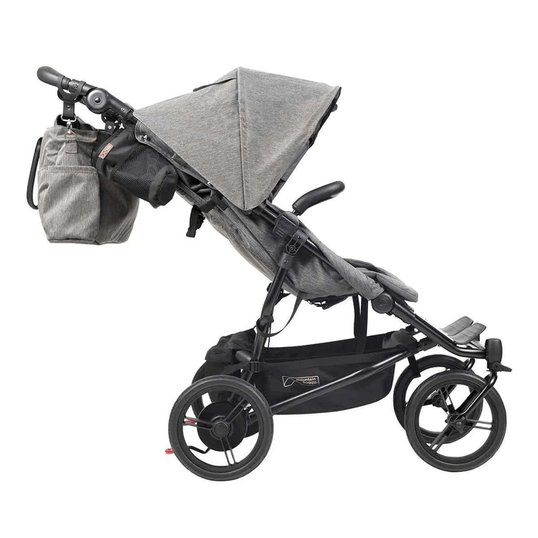 Mountain Buggy Duet Luxury with Satchel - Herringbone - Image 4