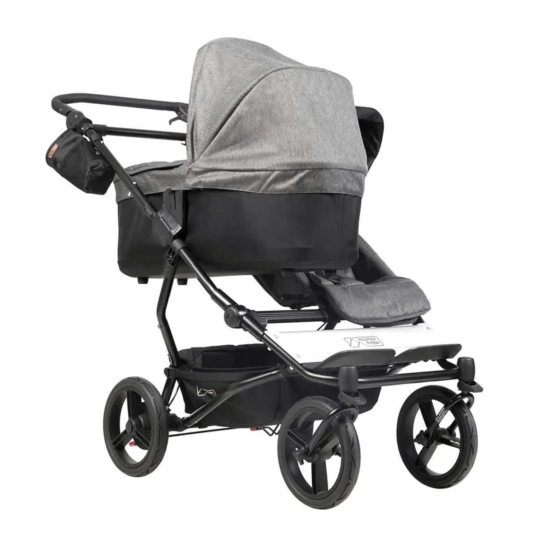 Mountain Buggy Duet Luxury with Satchel - Herringbone - Image 7
