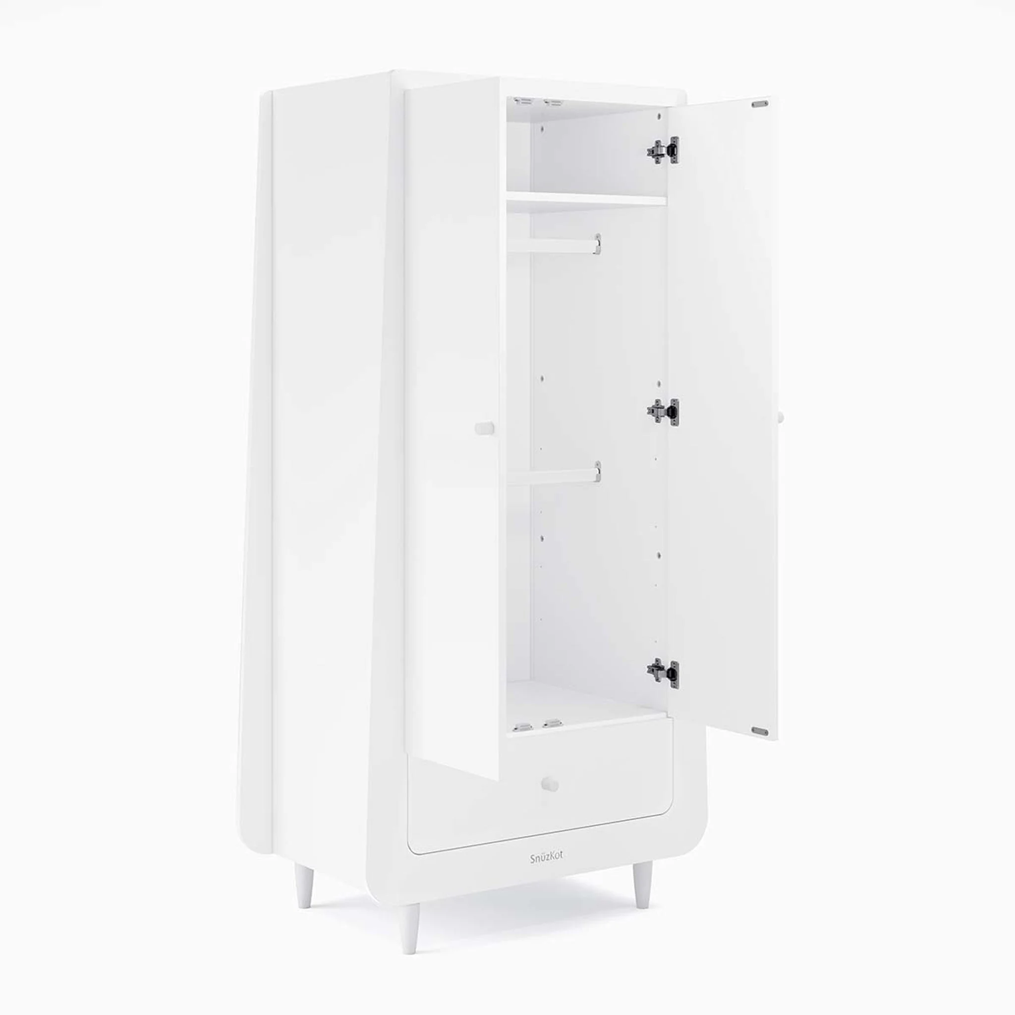 SnüzKot Skandi 3 Piece Nursery Furniture Set - White - Image 6