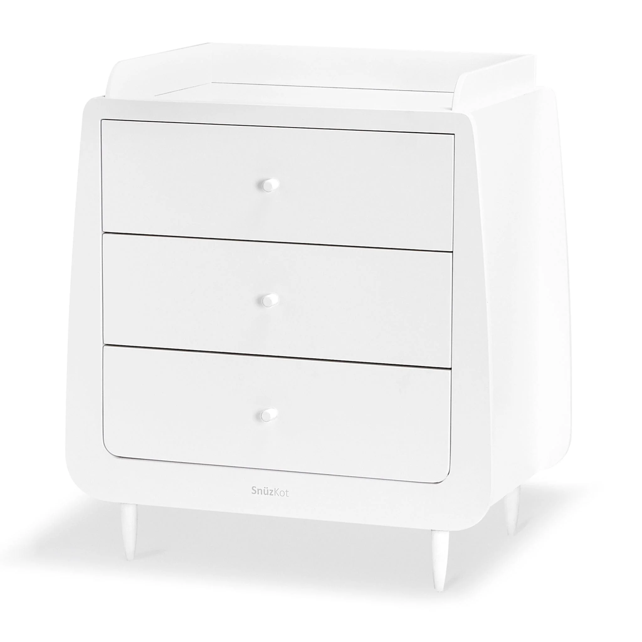 SnüzKot Skandi 3 Piece Nursery Furniture Set - White - Image 7
